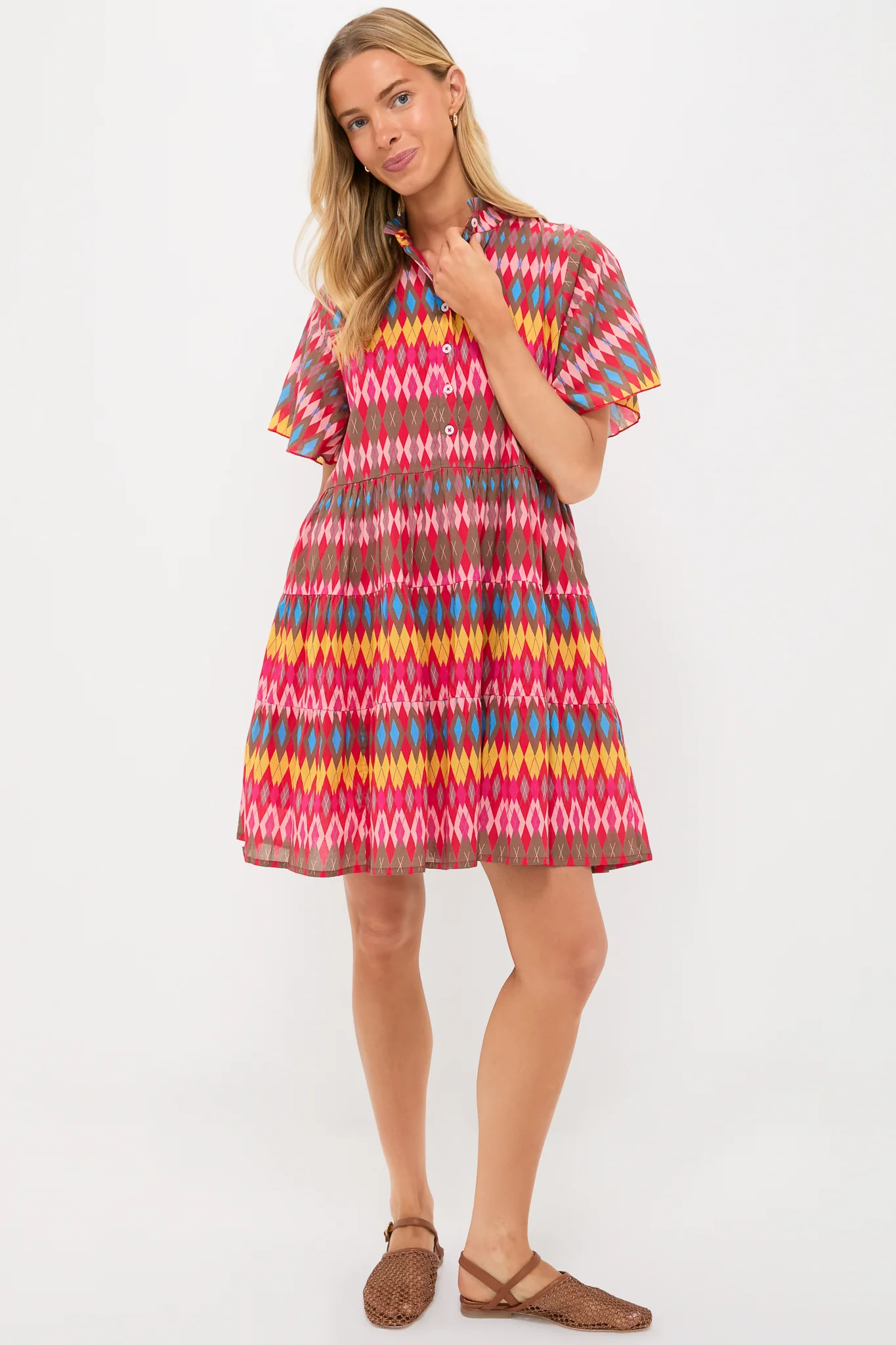 Exclusive Geraldine Red Vibeka Dress - Image 6