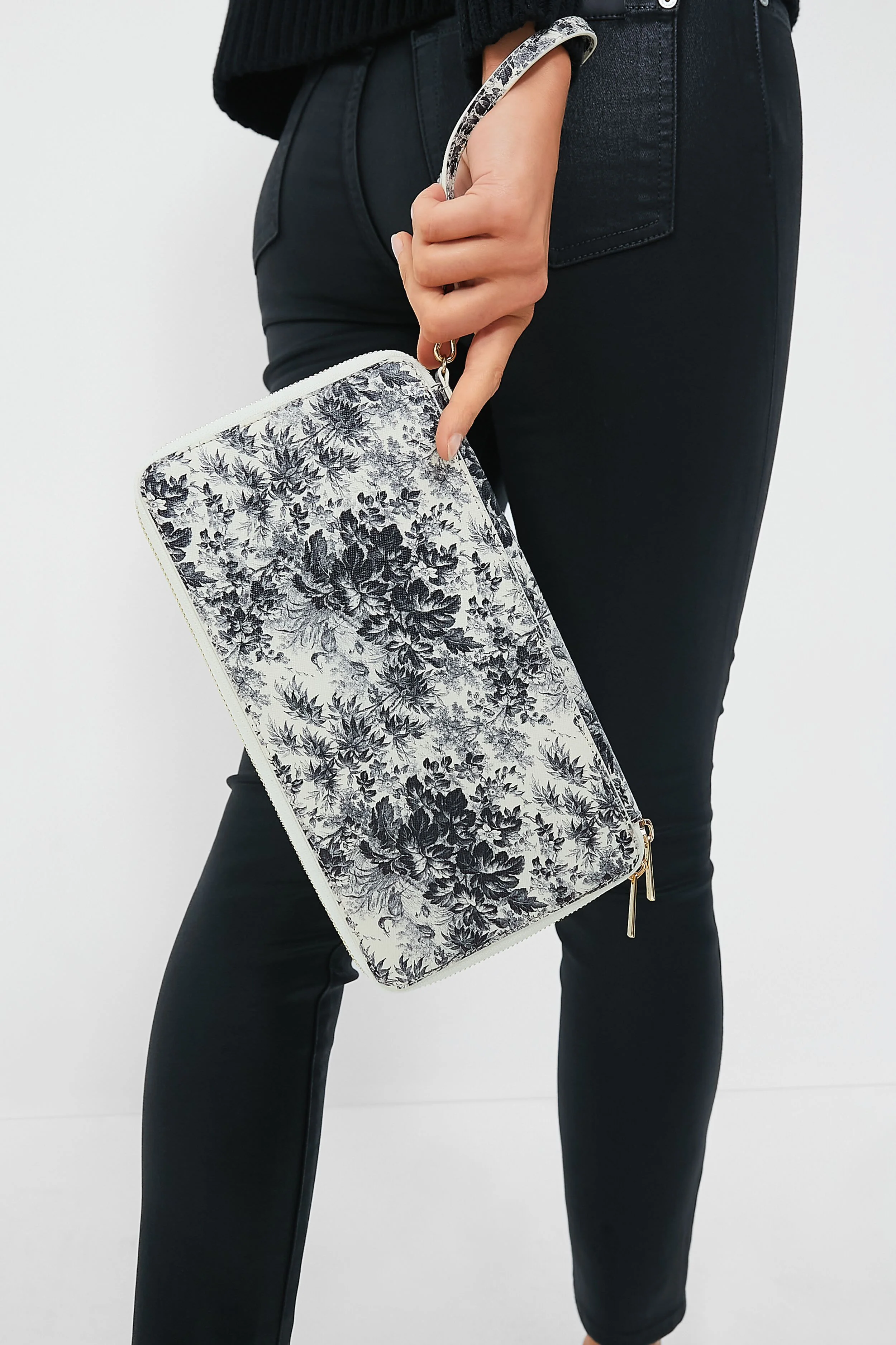 Noir Cypress Toile Travel Wallet - Image 2