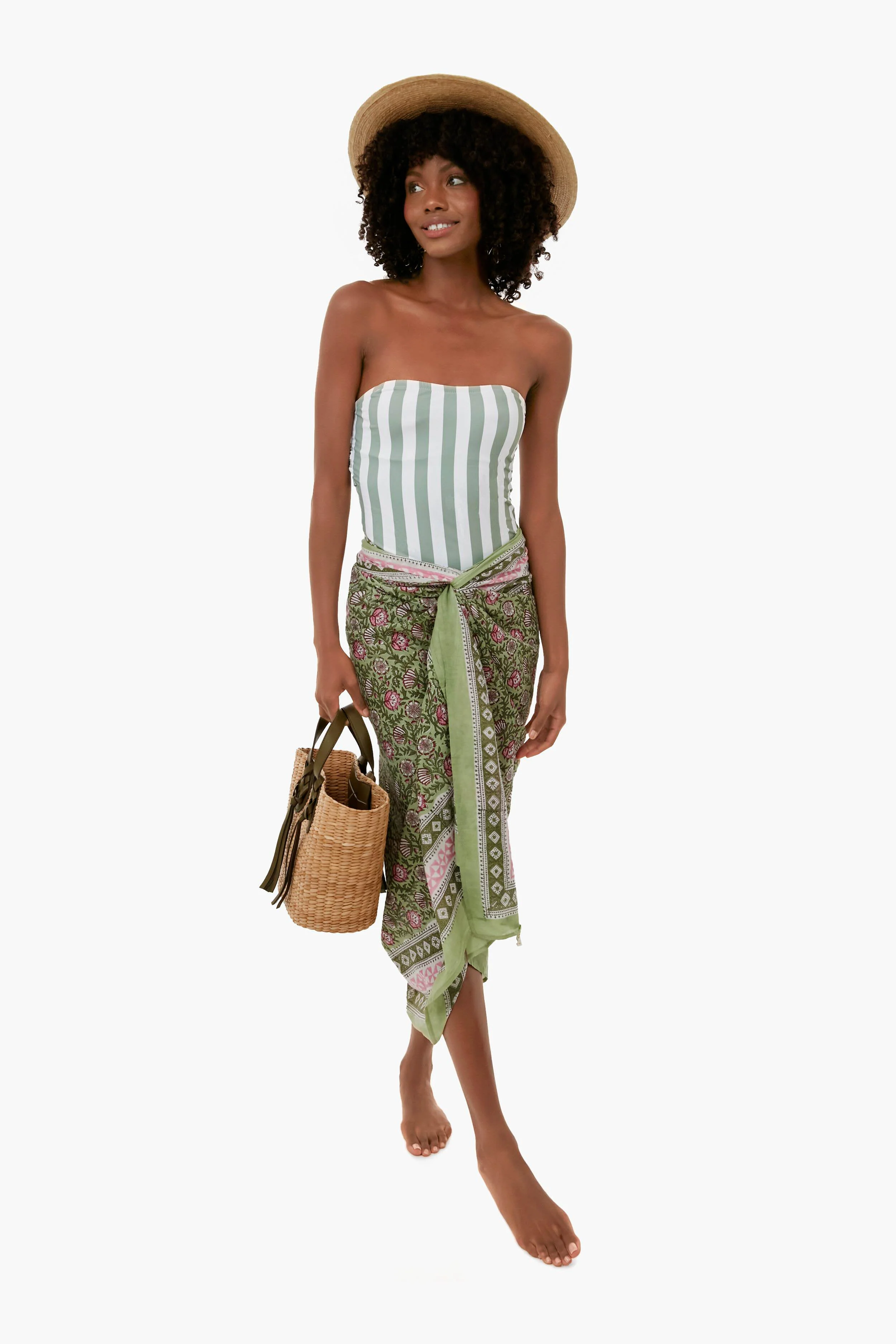 Exclusive Palm Sunrise Sarong - Image 2
