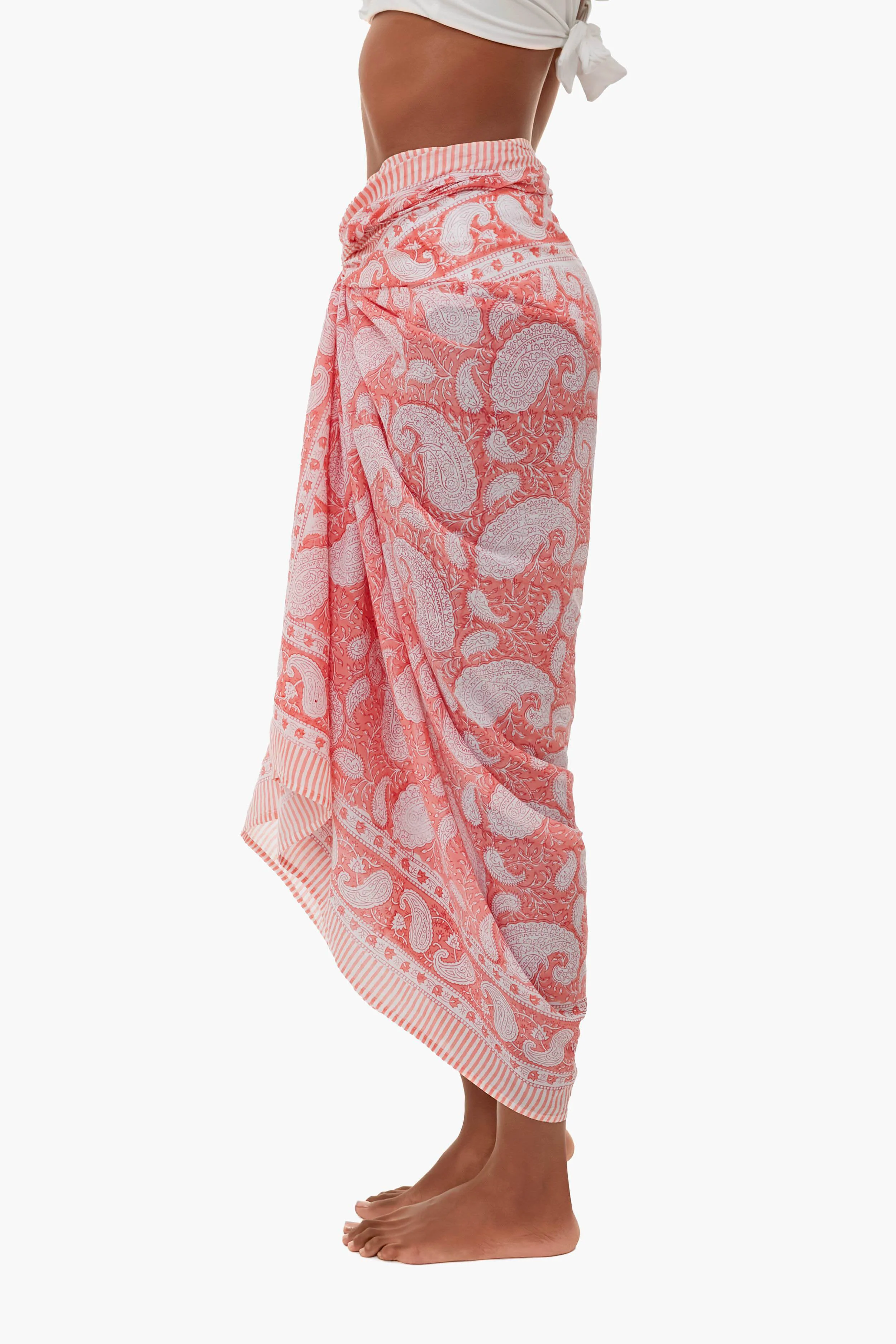 Exclusive Pink Sunset Sarong - Image 3