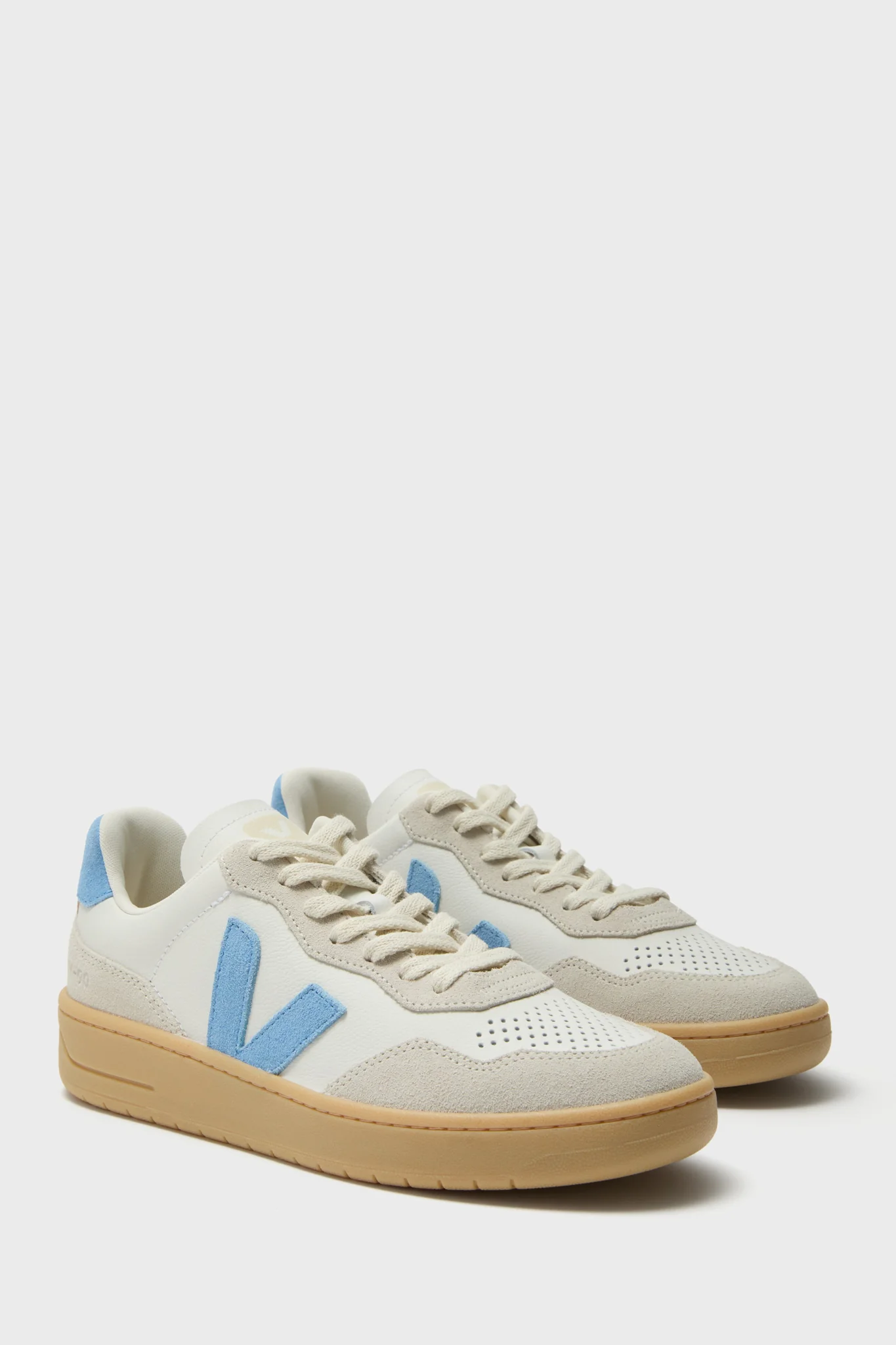 Extra White Aqua Natural V-90 Sneakers - Image 4