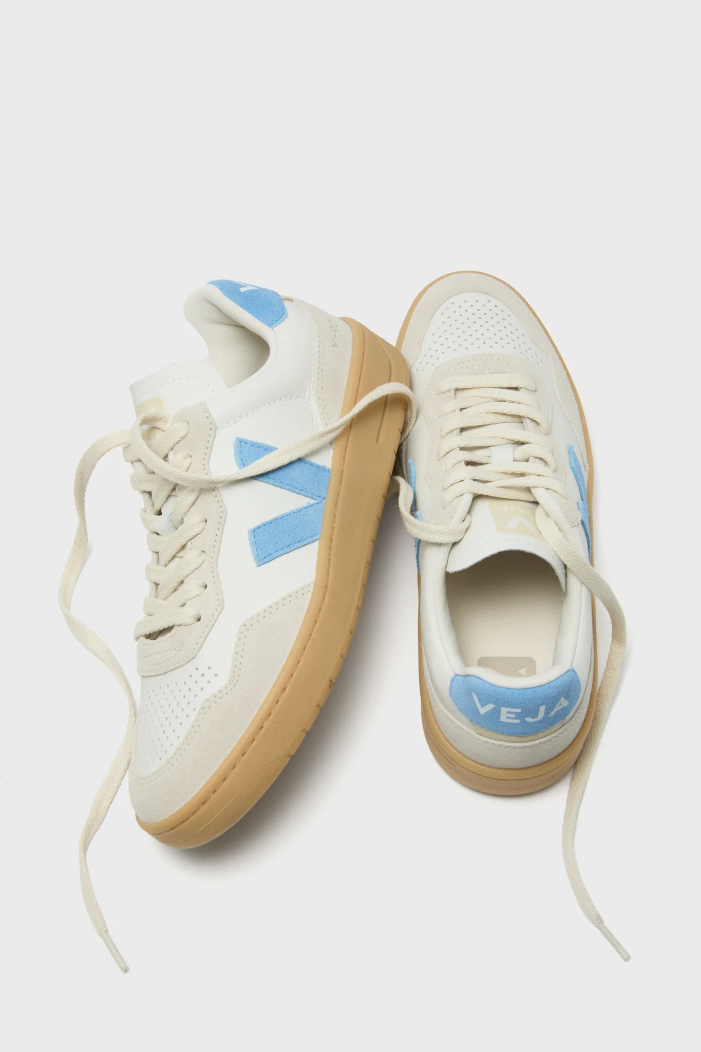 Extra White Aqua Natural V-90 Sneakers - Image 5