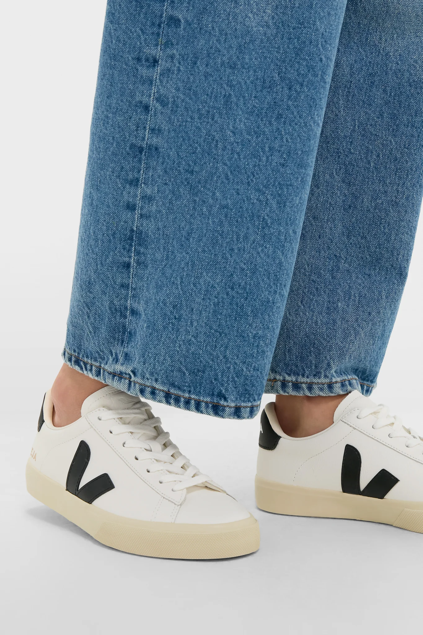 Extra White Black Campo Sneakers - Image 2
