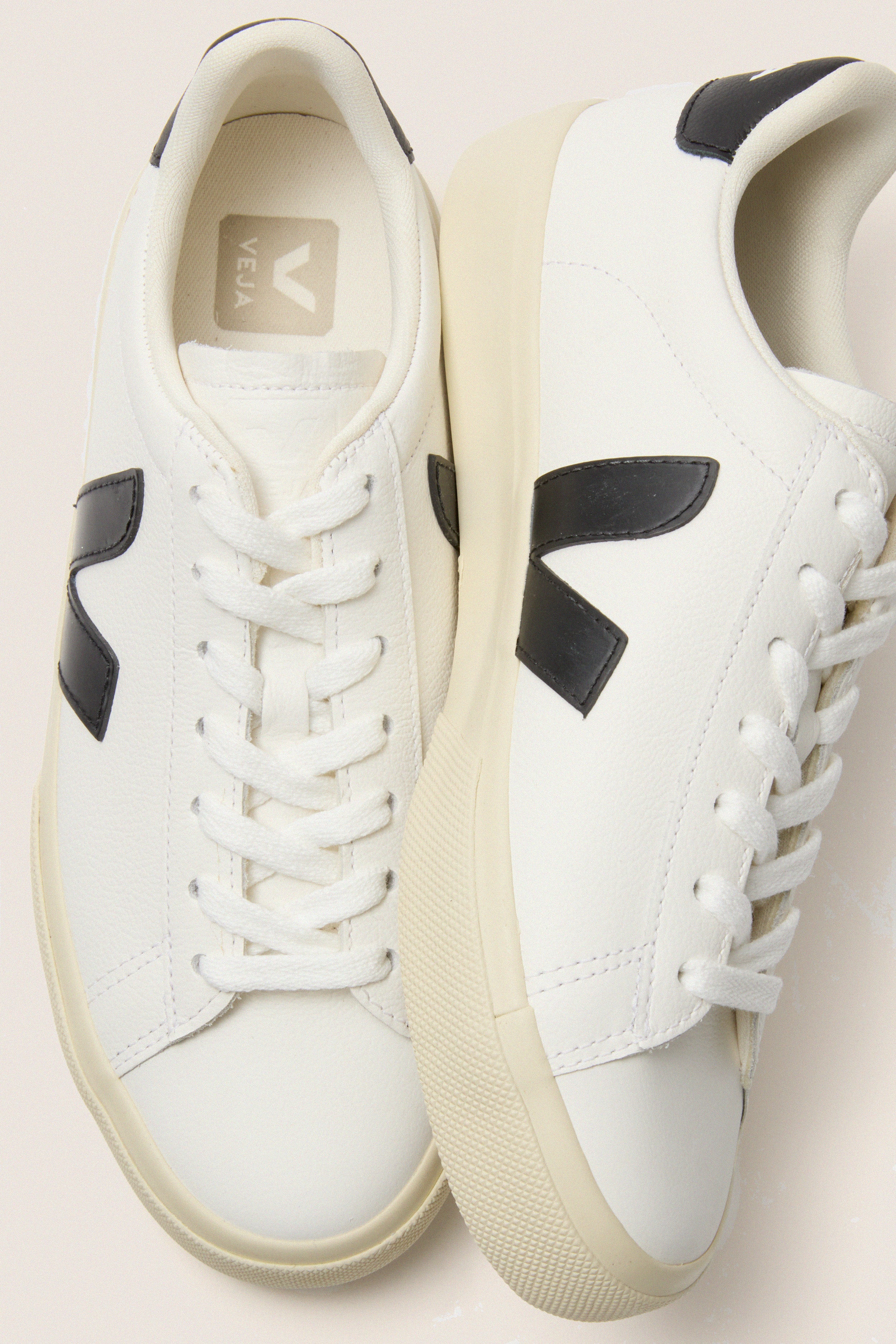 Extra White Black Campo Sneakers - Image 3