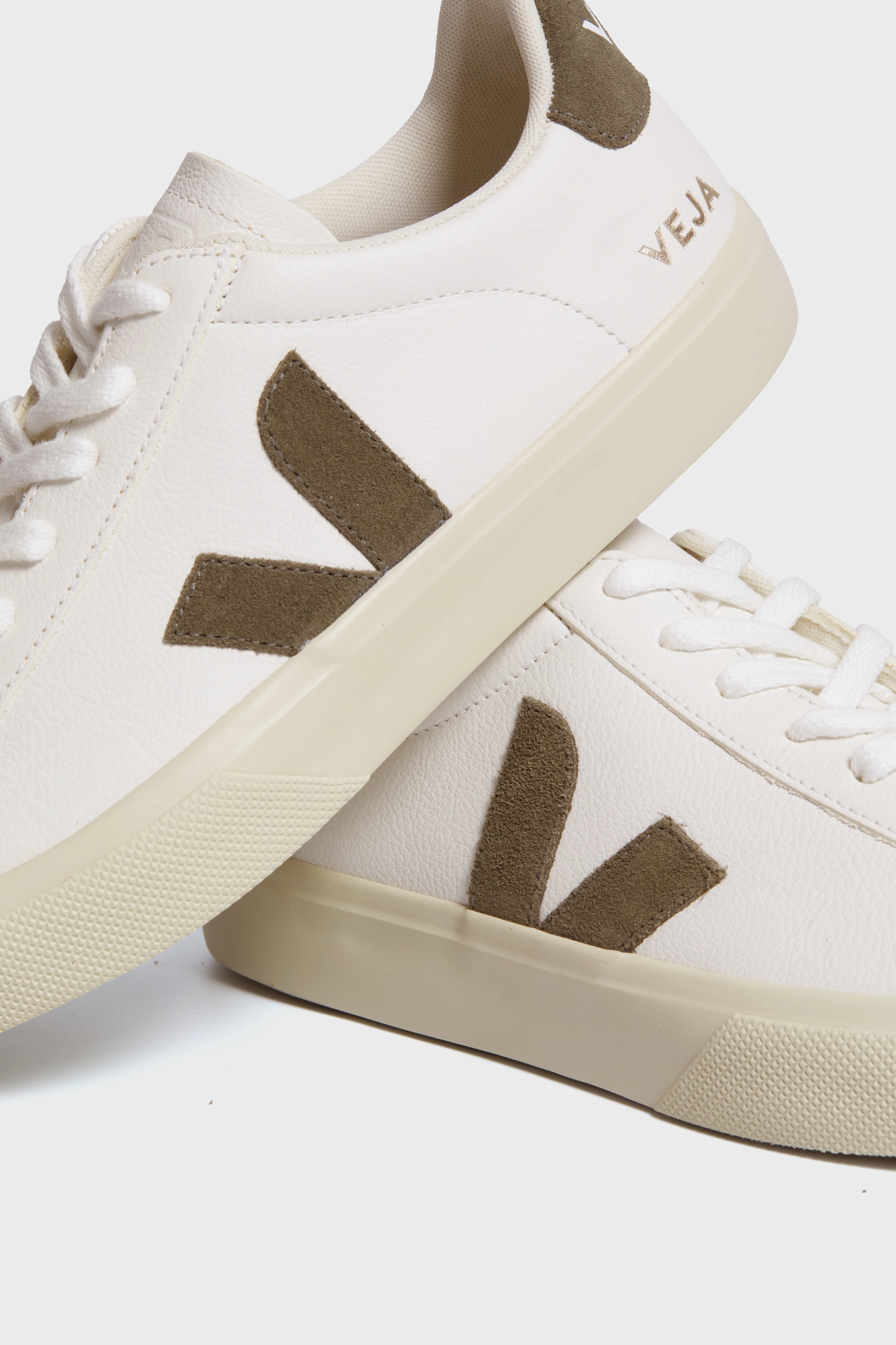 Extra White Kaki Campo Sneakers - Image 7