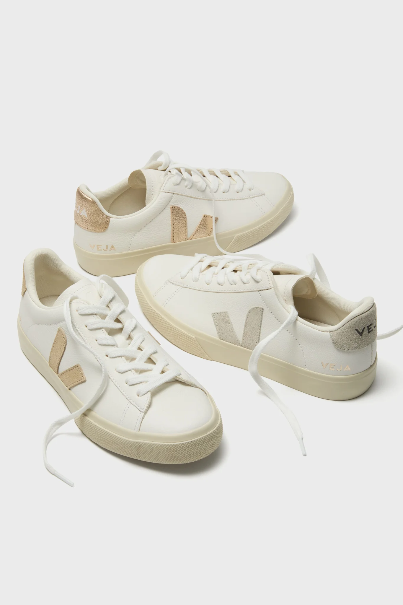 Extra White Platine Campo Sneakers - Image 5
