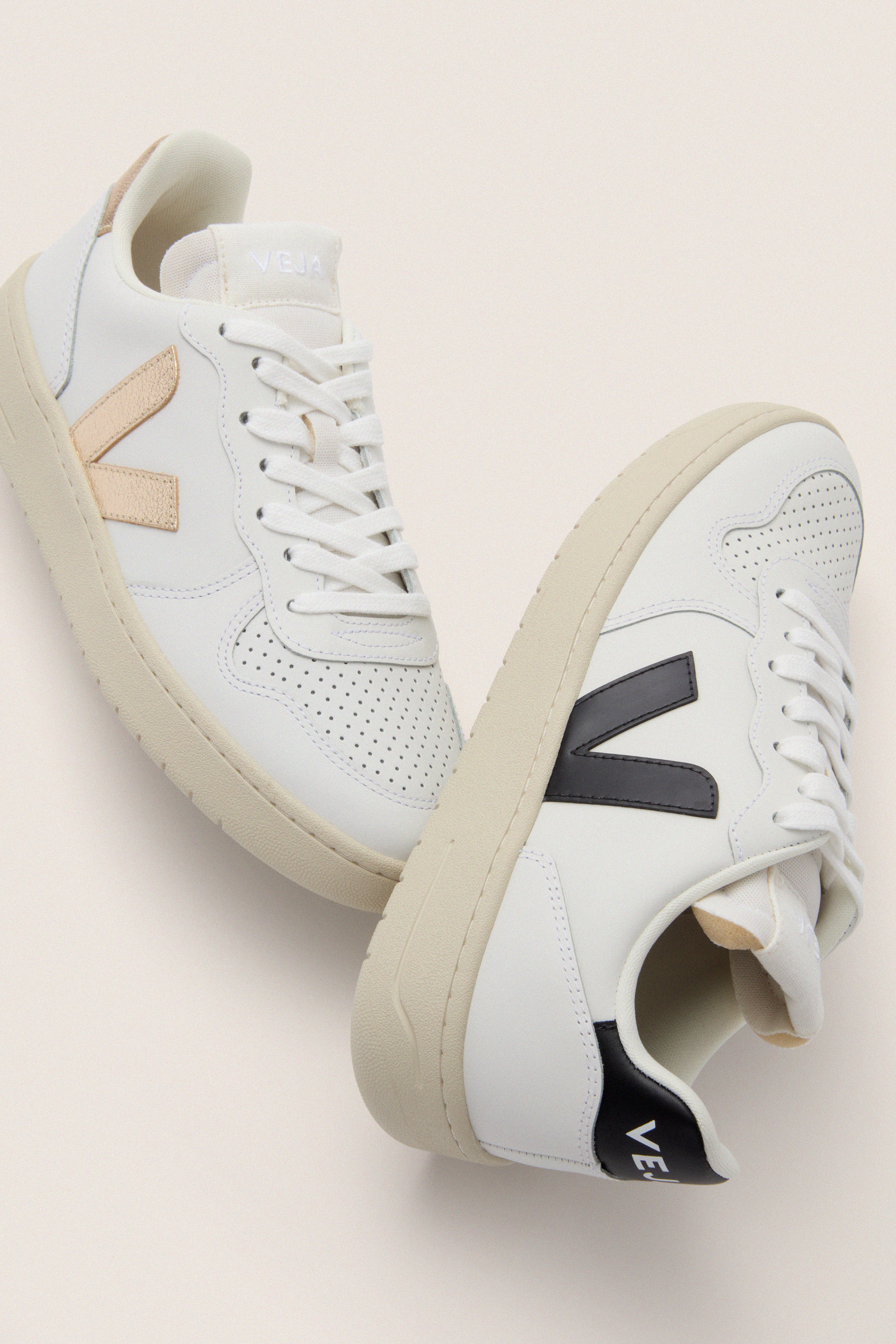 Extra White Platine V-10 Sneakers - Image 5