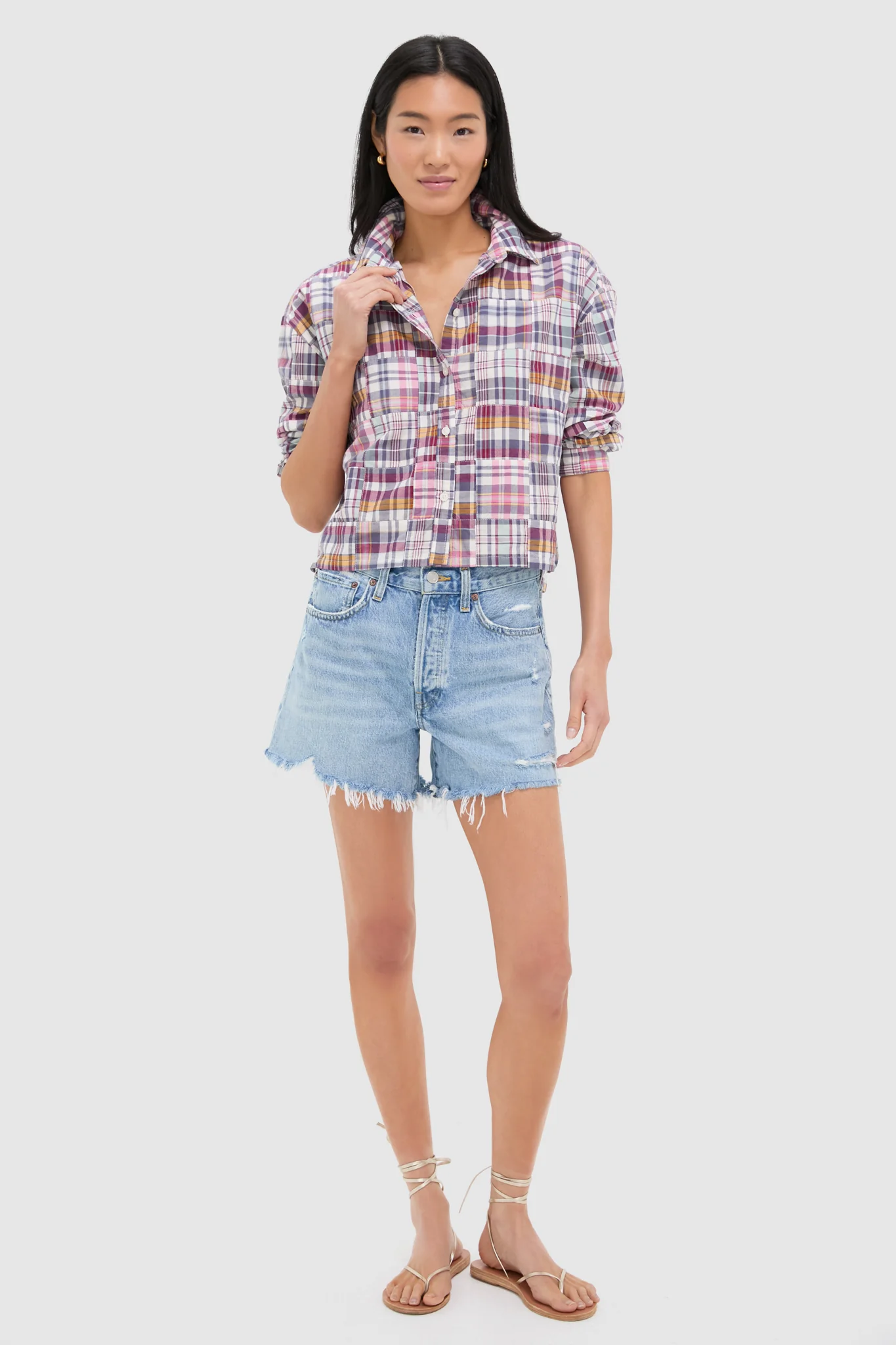 Faded Prep Patchwork Jasper Button Down - Image 6