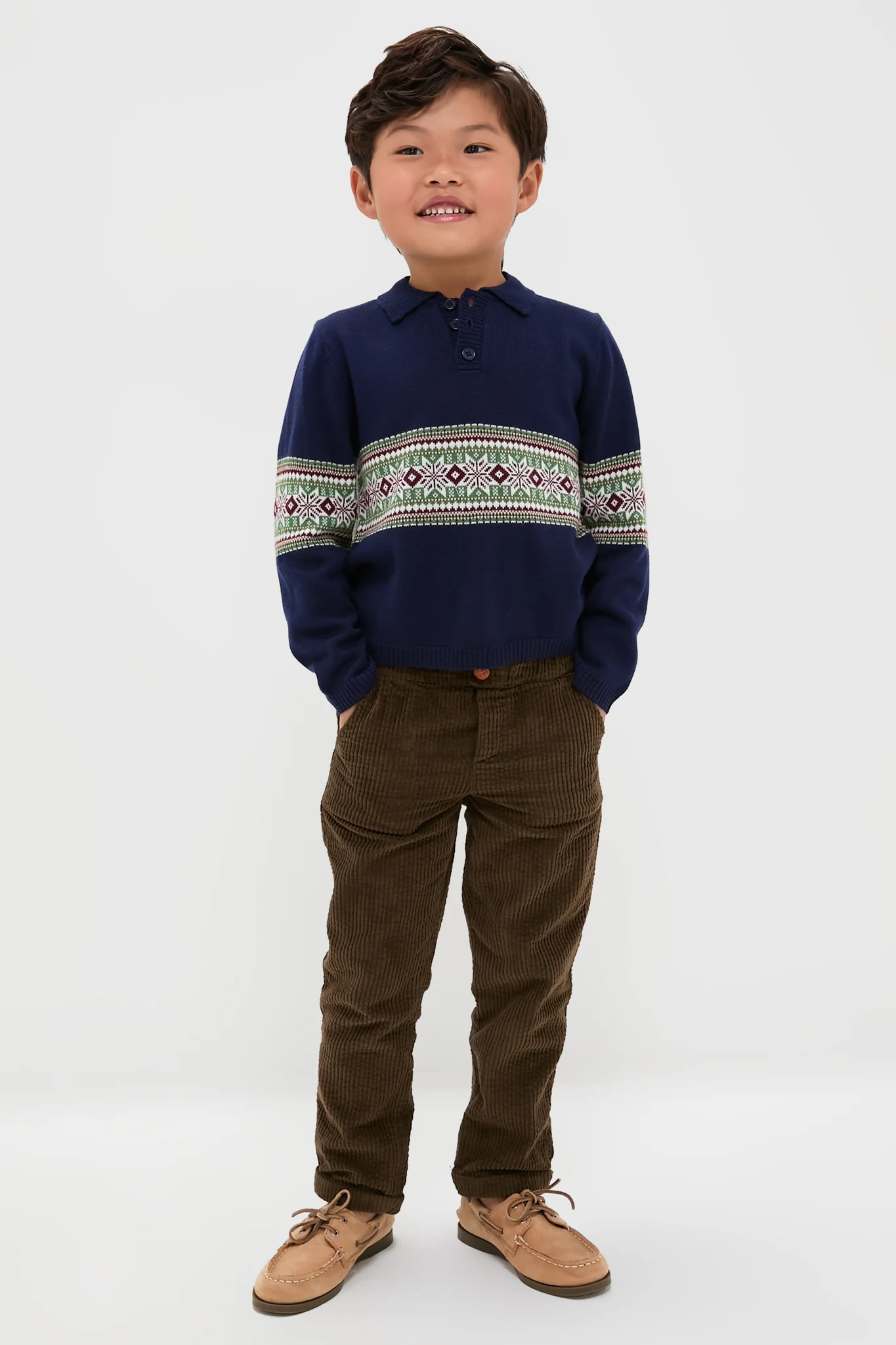 Fairisle Collar Sweater - Image 2