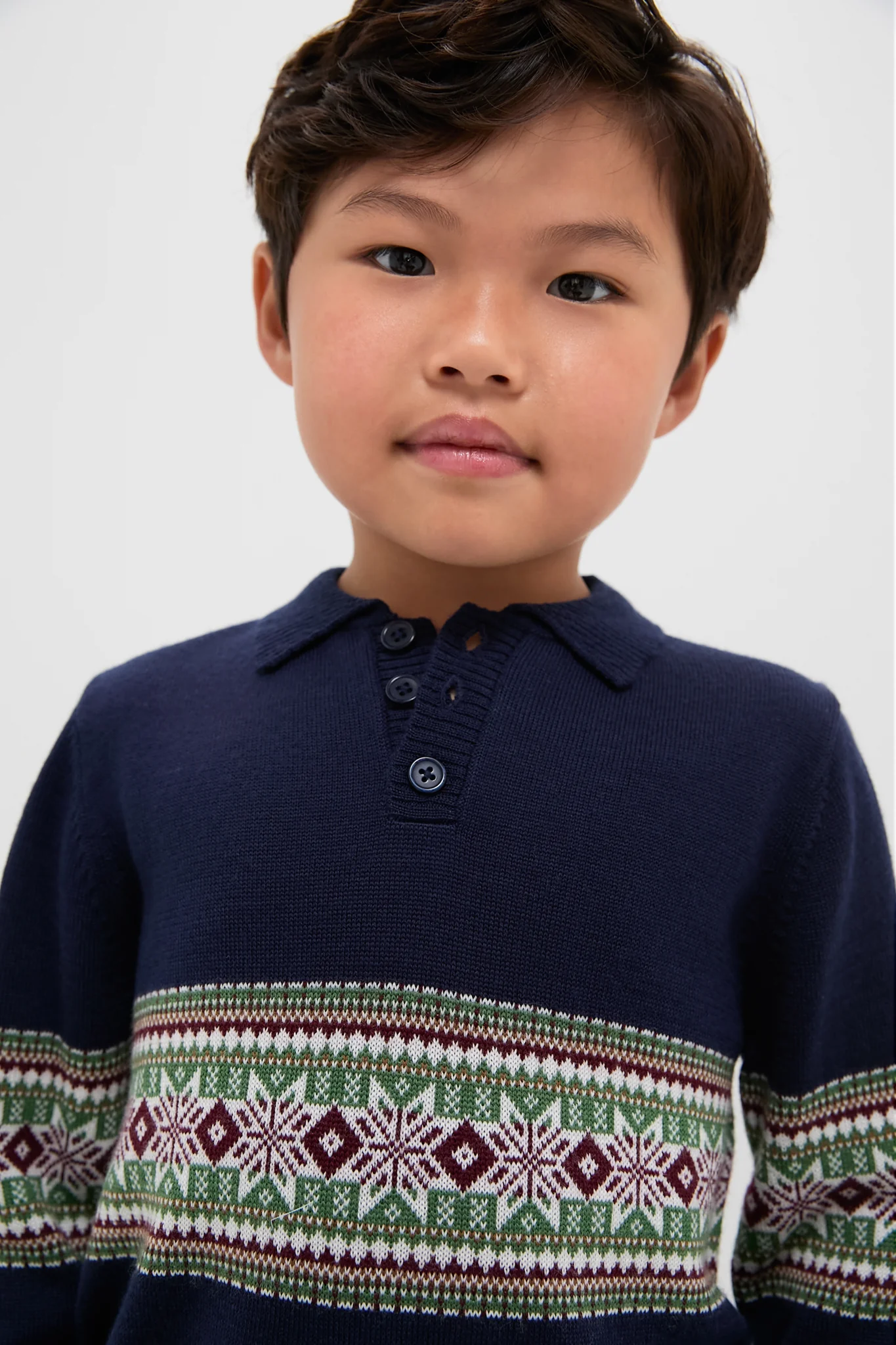 Fairisle Collar Sweater - Image 4