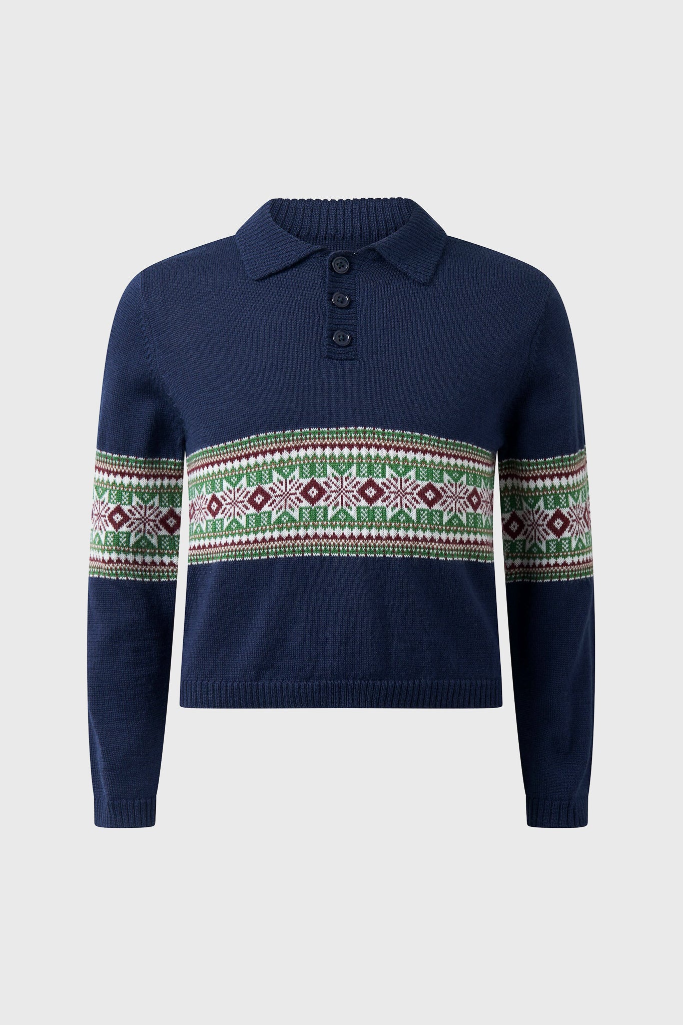 Fairisle Collar Sweater - Image 5