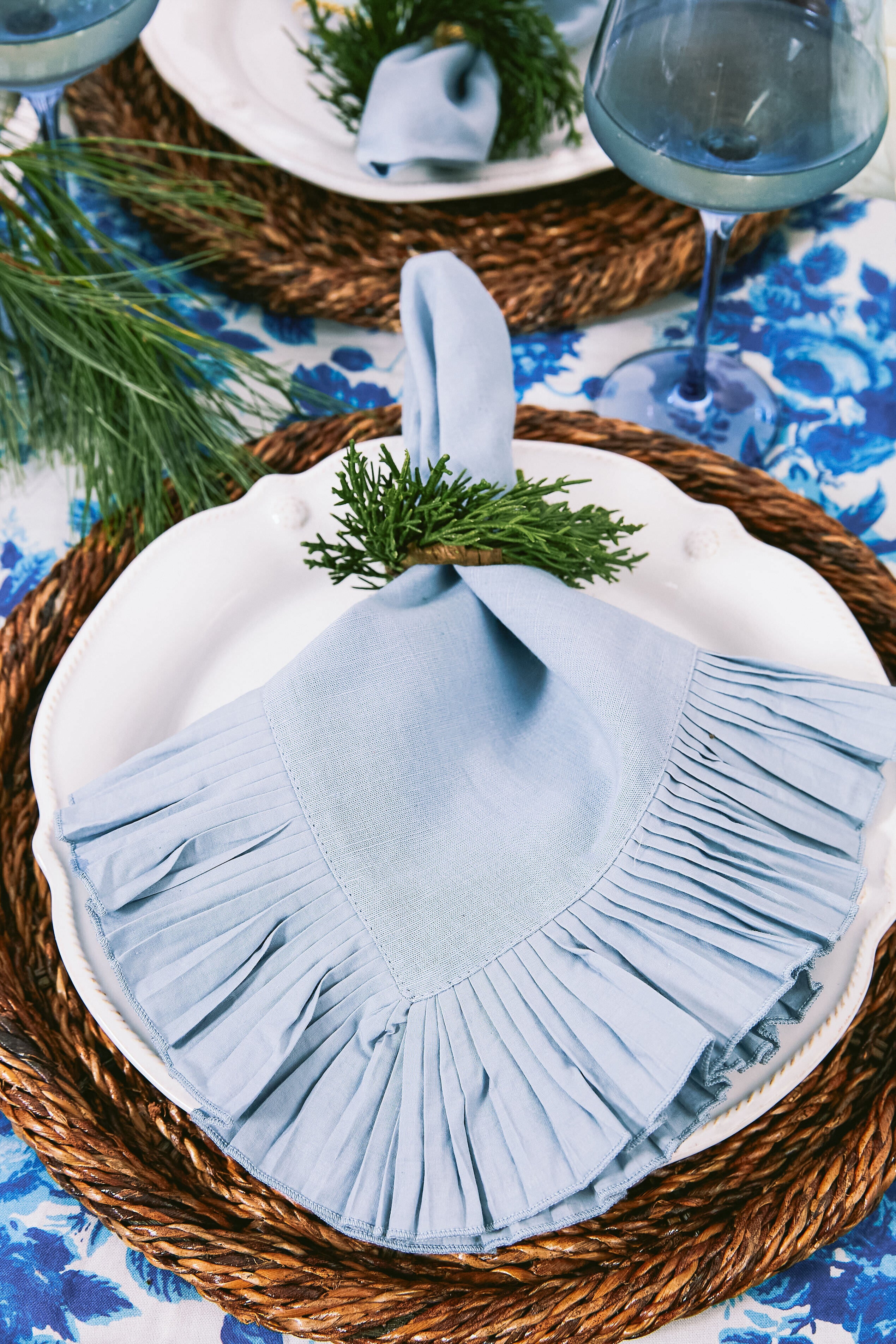 Faux Fir Napkin Rings - Image 2