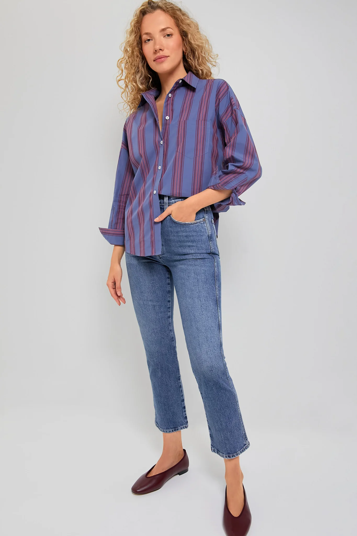 Fix Pinch Waist High Rise Kick Flare - Image 6