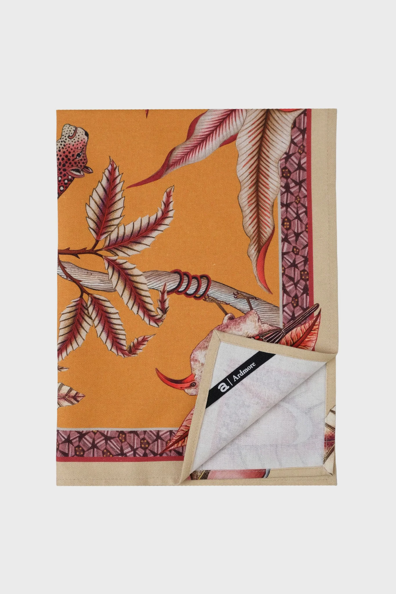 Flame Pangolin Park Tea Towel - Image 4