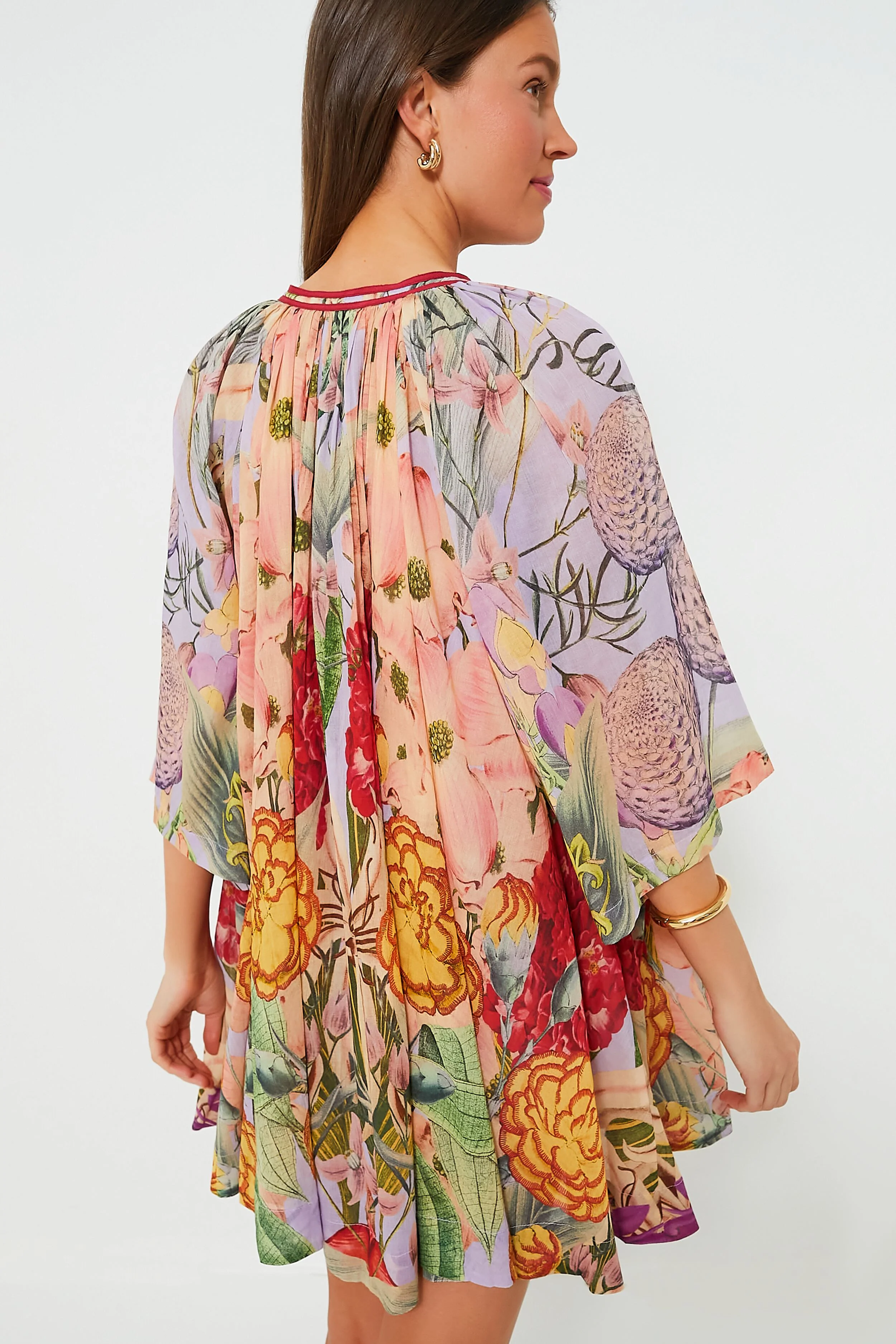 Floral Lilac Amala Dress - Image 5