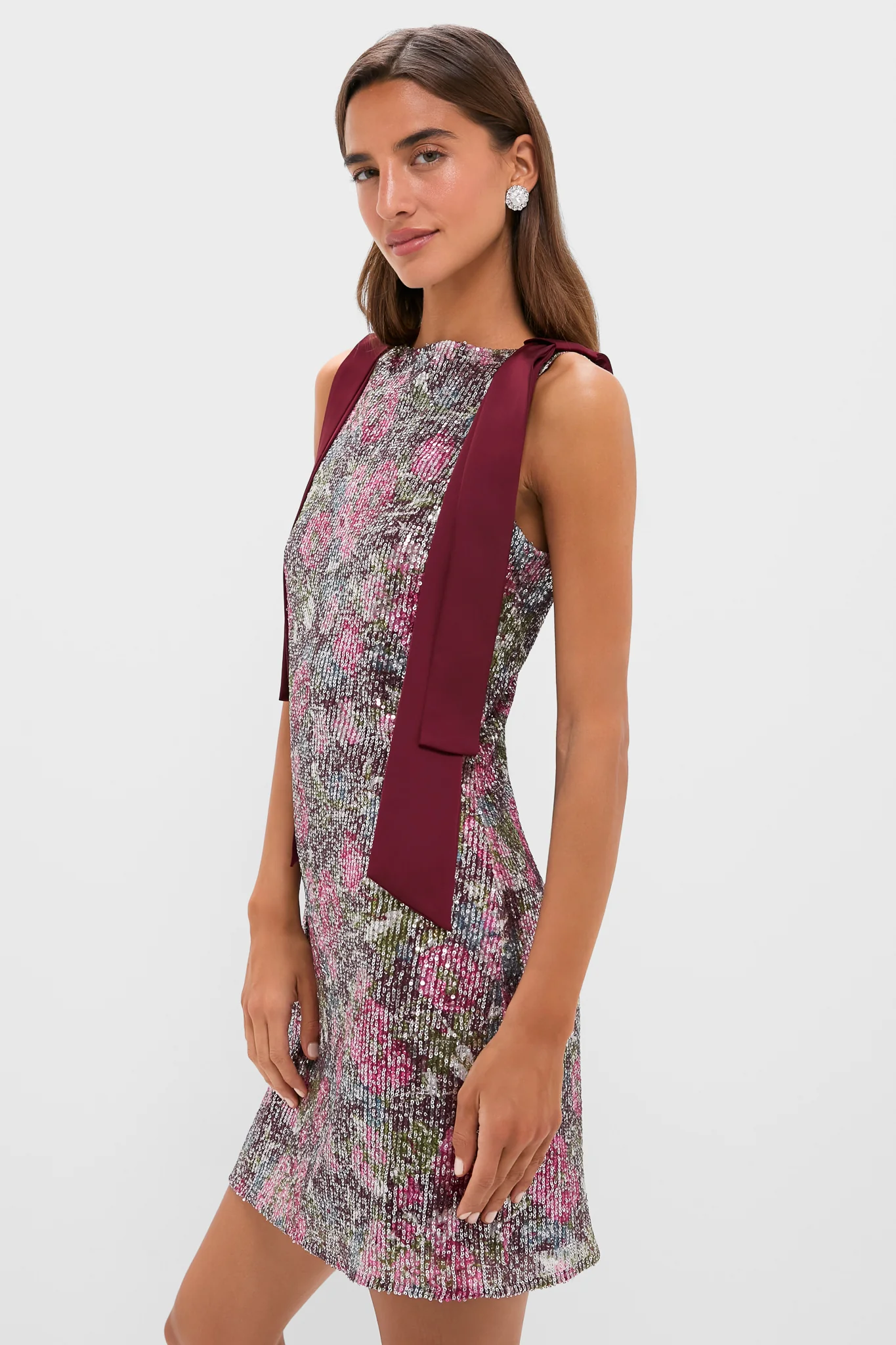 Floral Sequin Burroughs Dress - Image 3