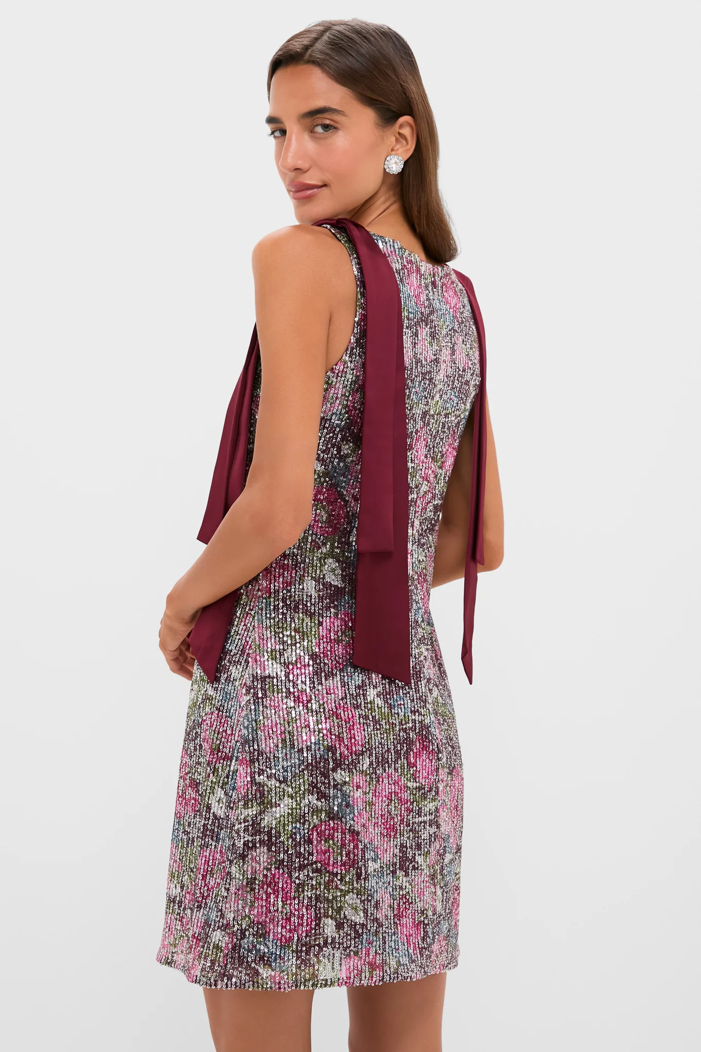Floral Sequin Burroughs Dress - Image 4