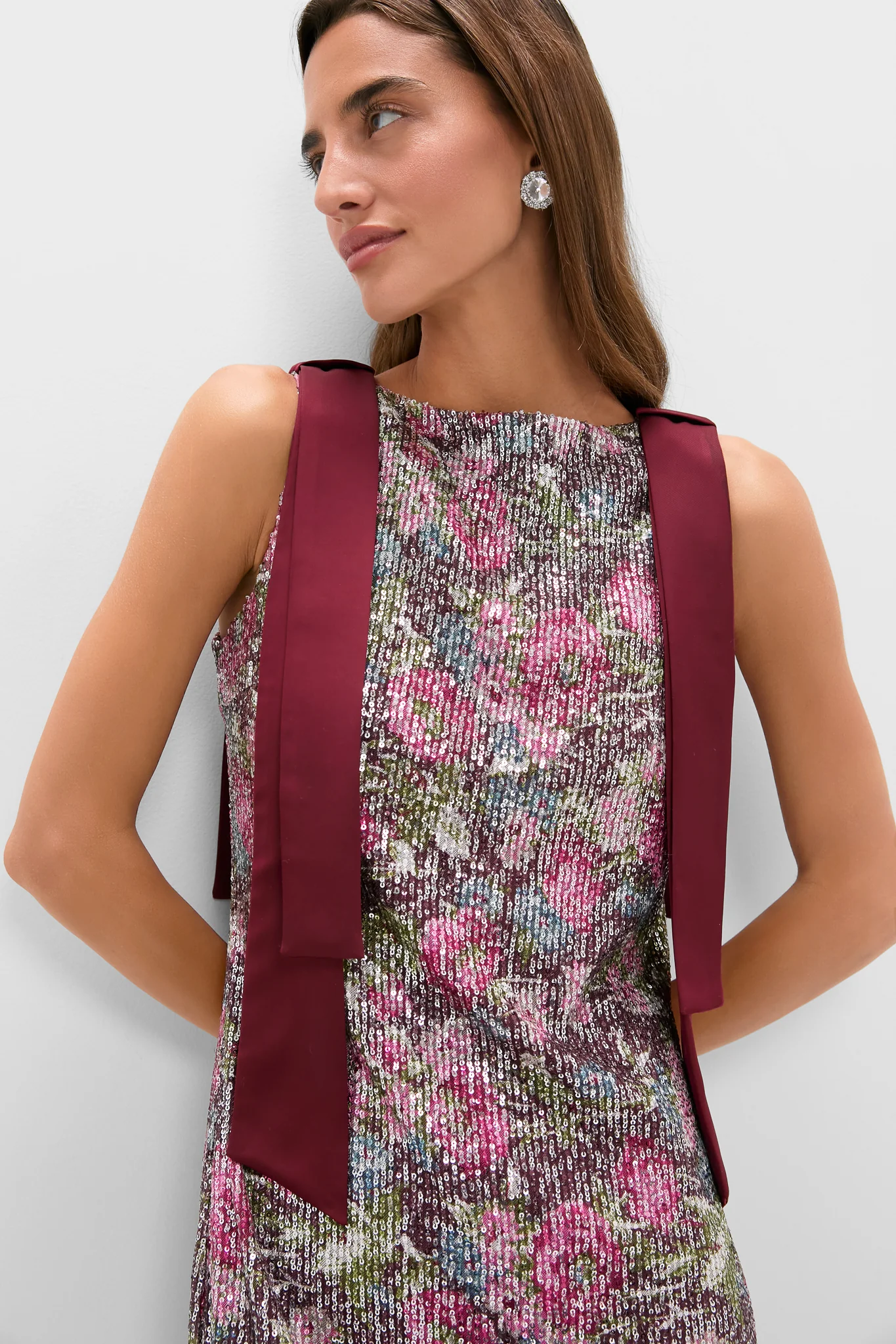 Floral Sequin Burroughs Dress - Image 5
