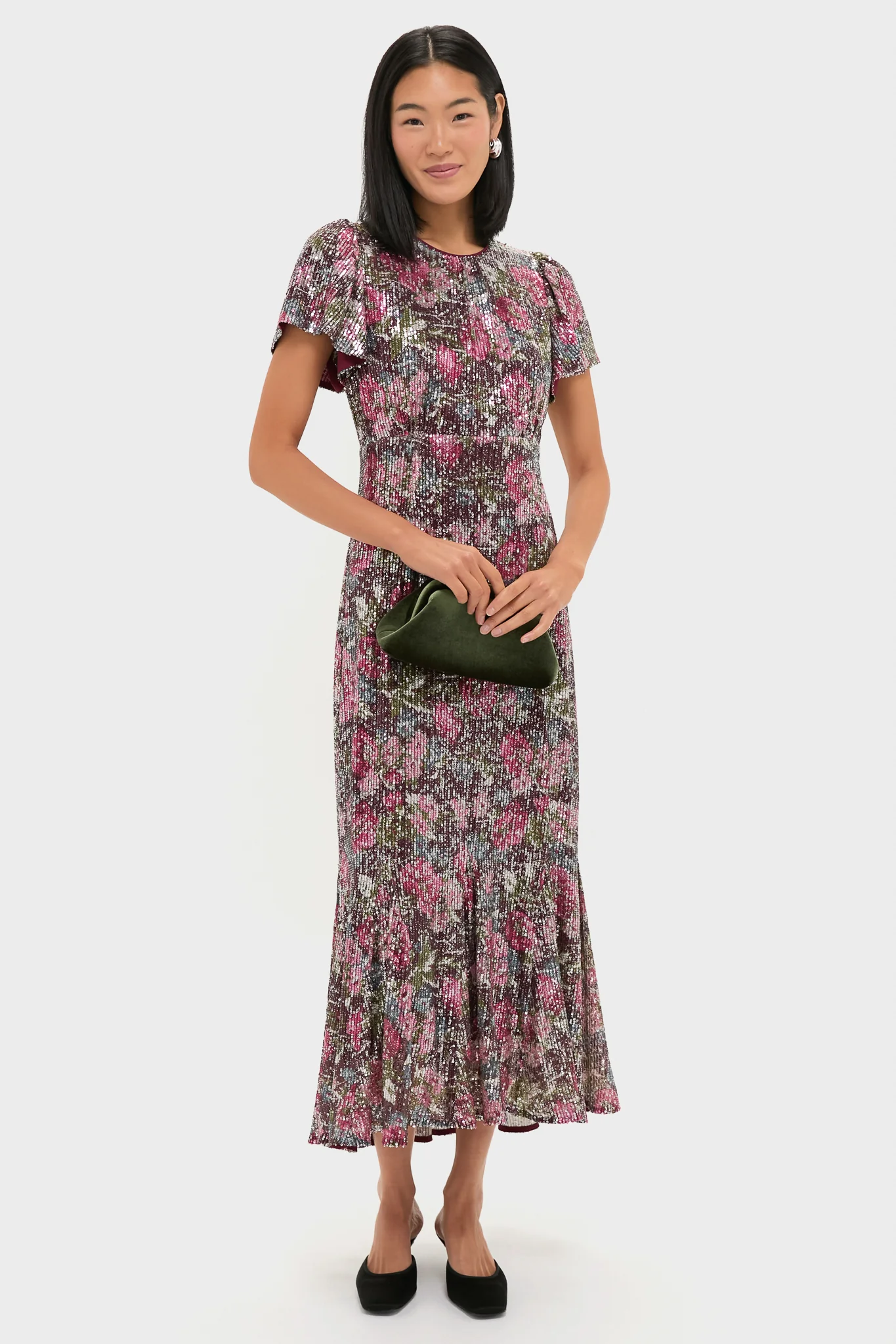 Floral Sequin Elodie Dress - Image 2