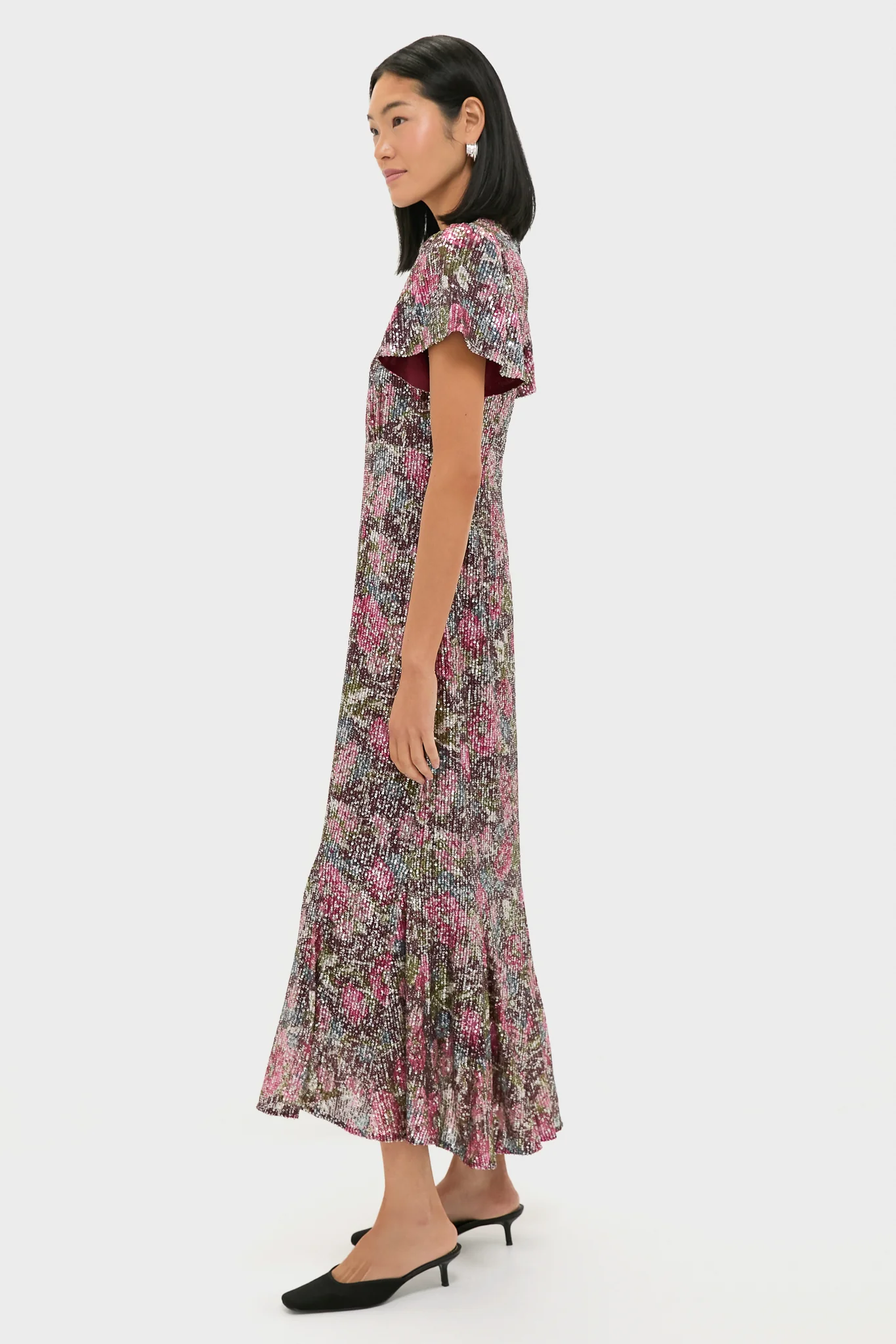 Floral Sequin Elodie Dress - Image 3