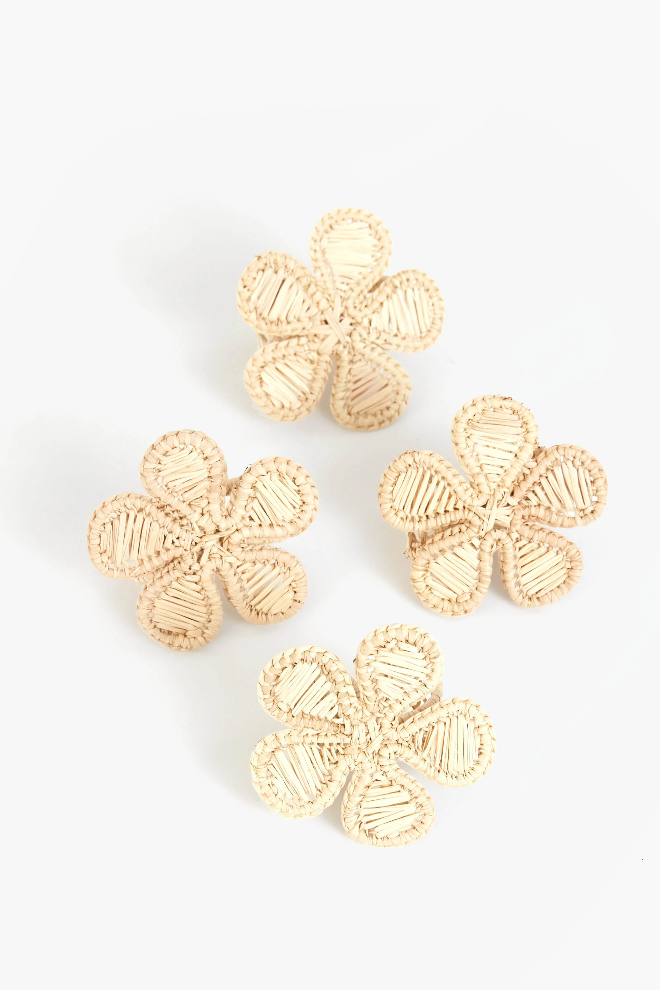 Flower Napkin Ring Set of 4 - Image 3