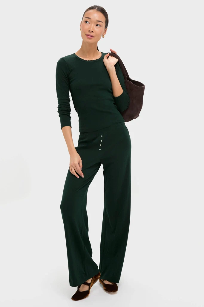Forest Pointelle Boxer Pants - Image 2
