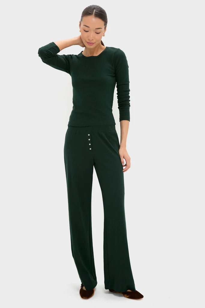 Forest Pointelle Boxer Pants - Image 6