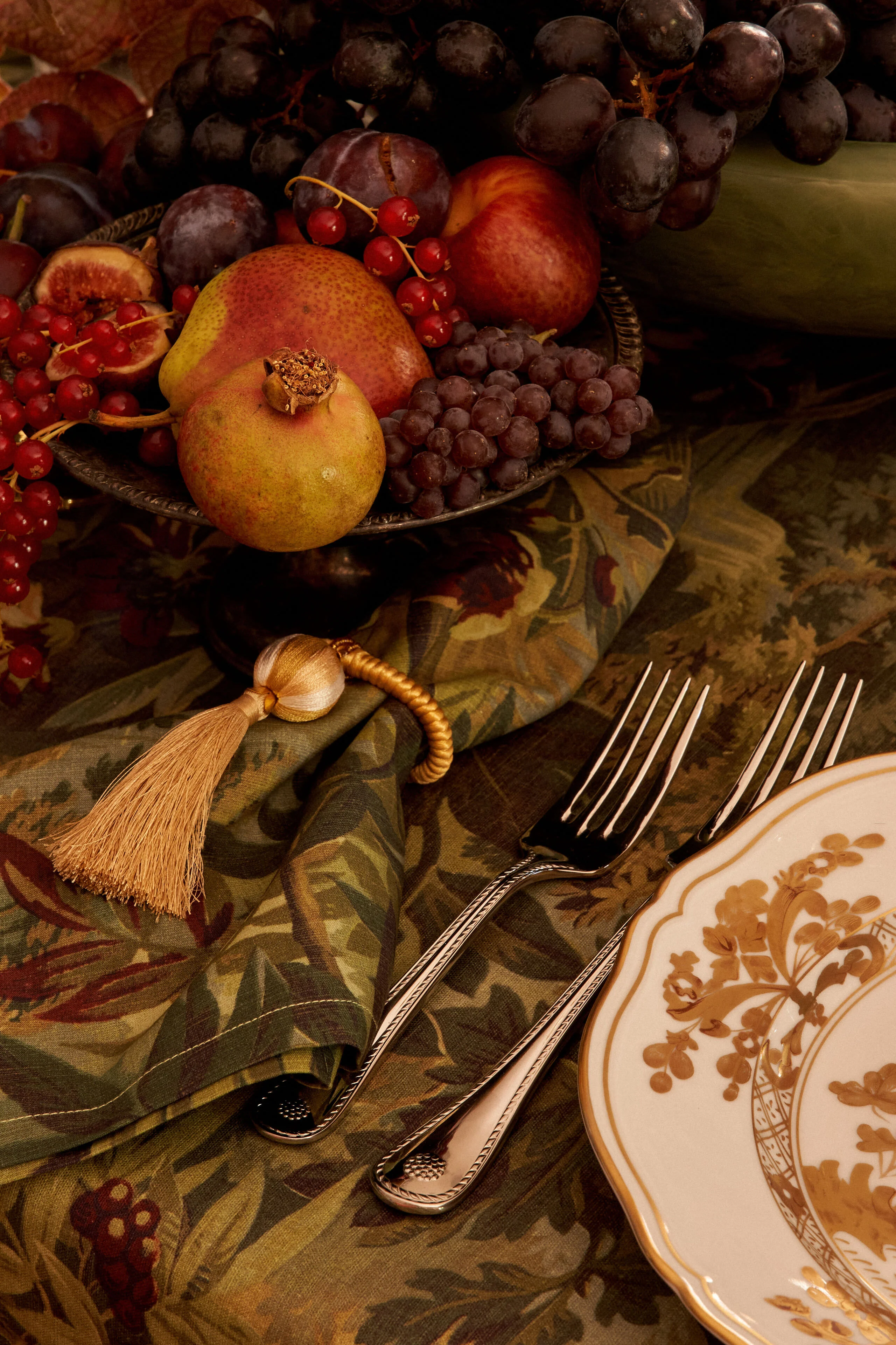 Forest Toile Napkins Set of 4 - Image 2