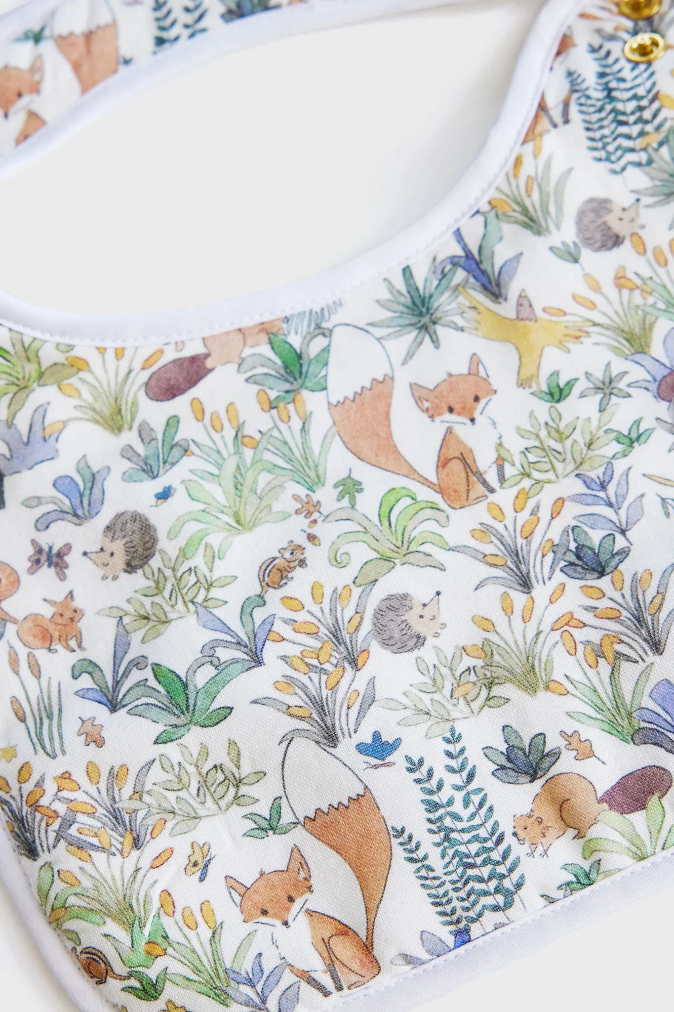 Foxy Forest Bib and Burb Cloth Set - Image 2