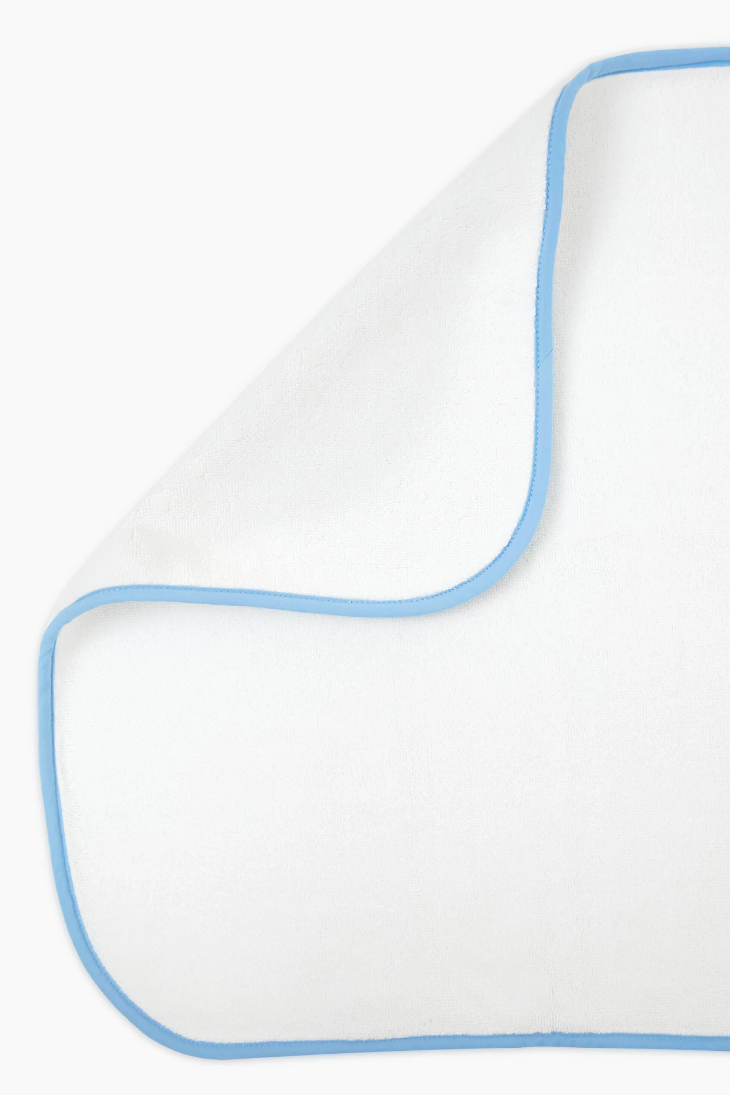 French Blue Piped Edge Bath Mat - Image 3