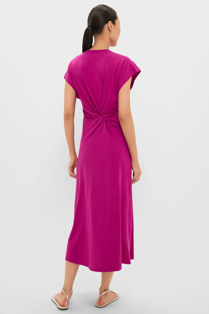 Fuchsia Volta Twist Dress - Image 4