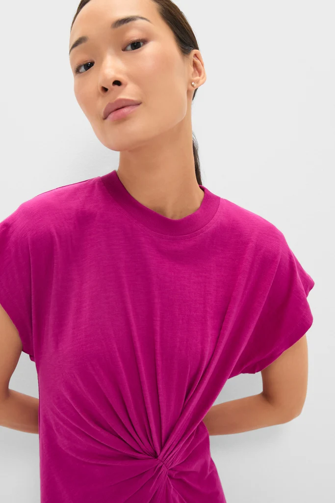 Fuchsia Volta Twist Dress - Image 5