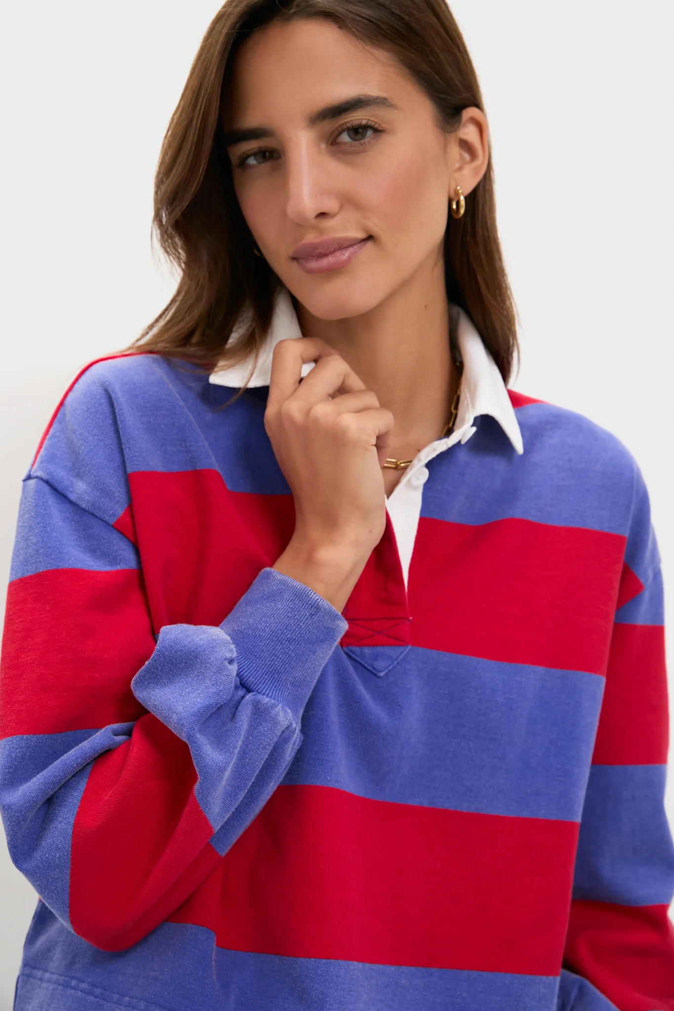 Gameday Red and Blue Swiftie Rugby Polo - Image 5