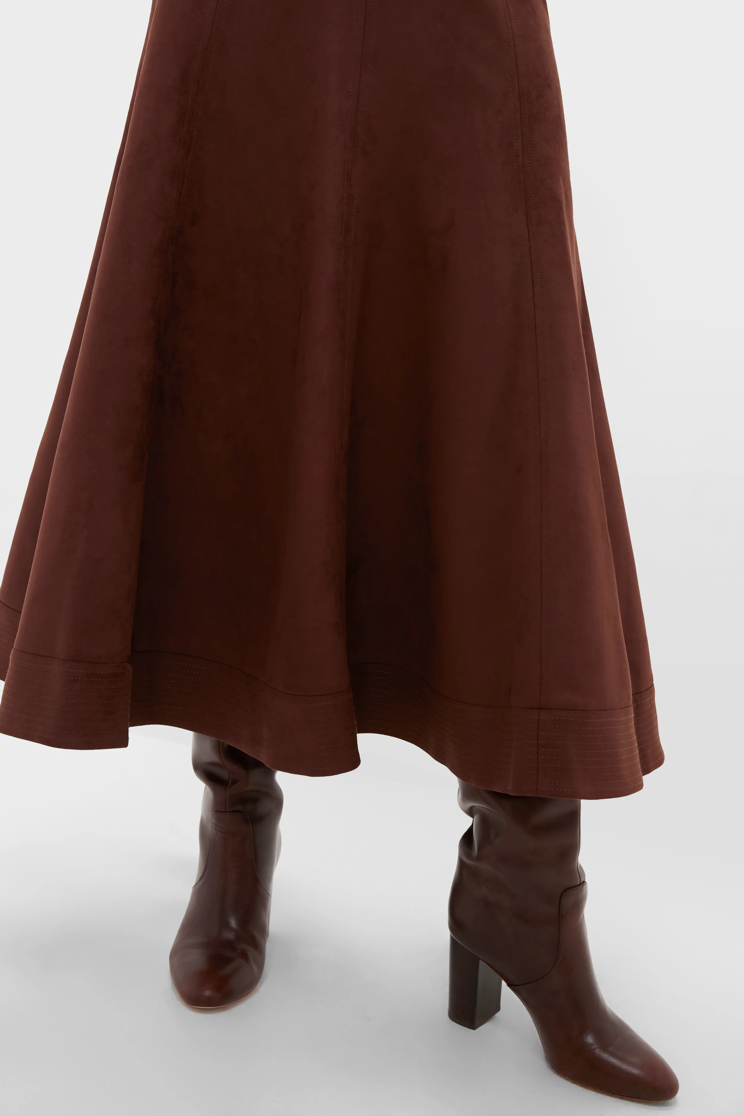 Ganache Vegan Suede Brynn Skirt - Image 5