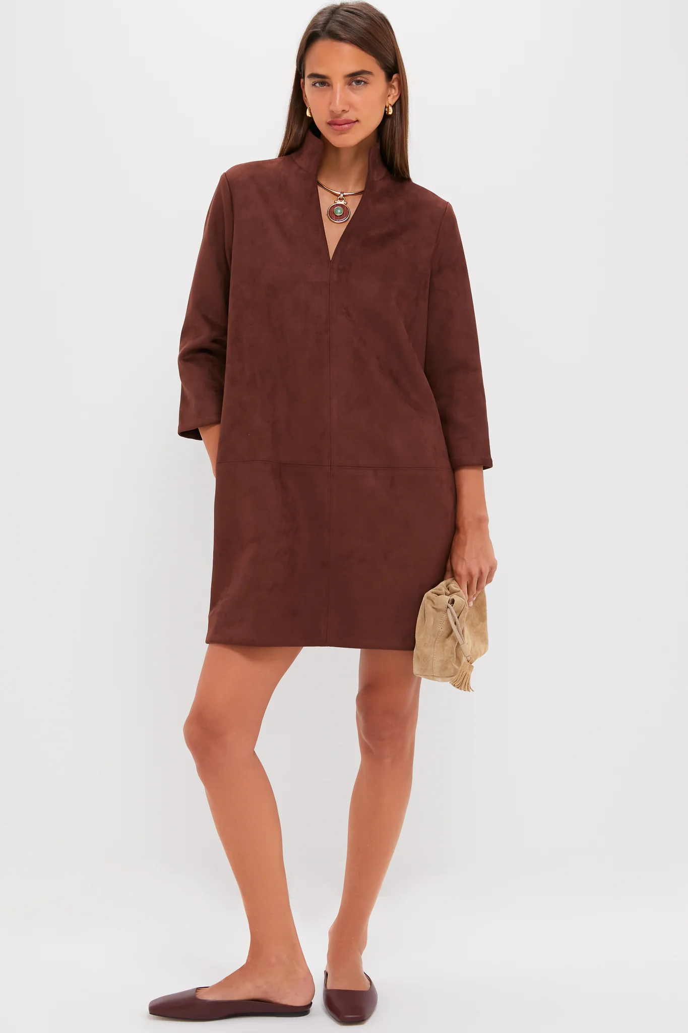 Ganache Vegan Suede Clifton Dress - Image 2