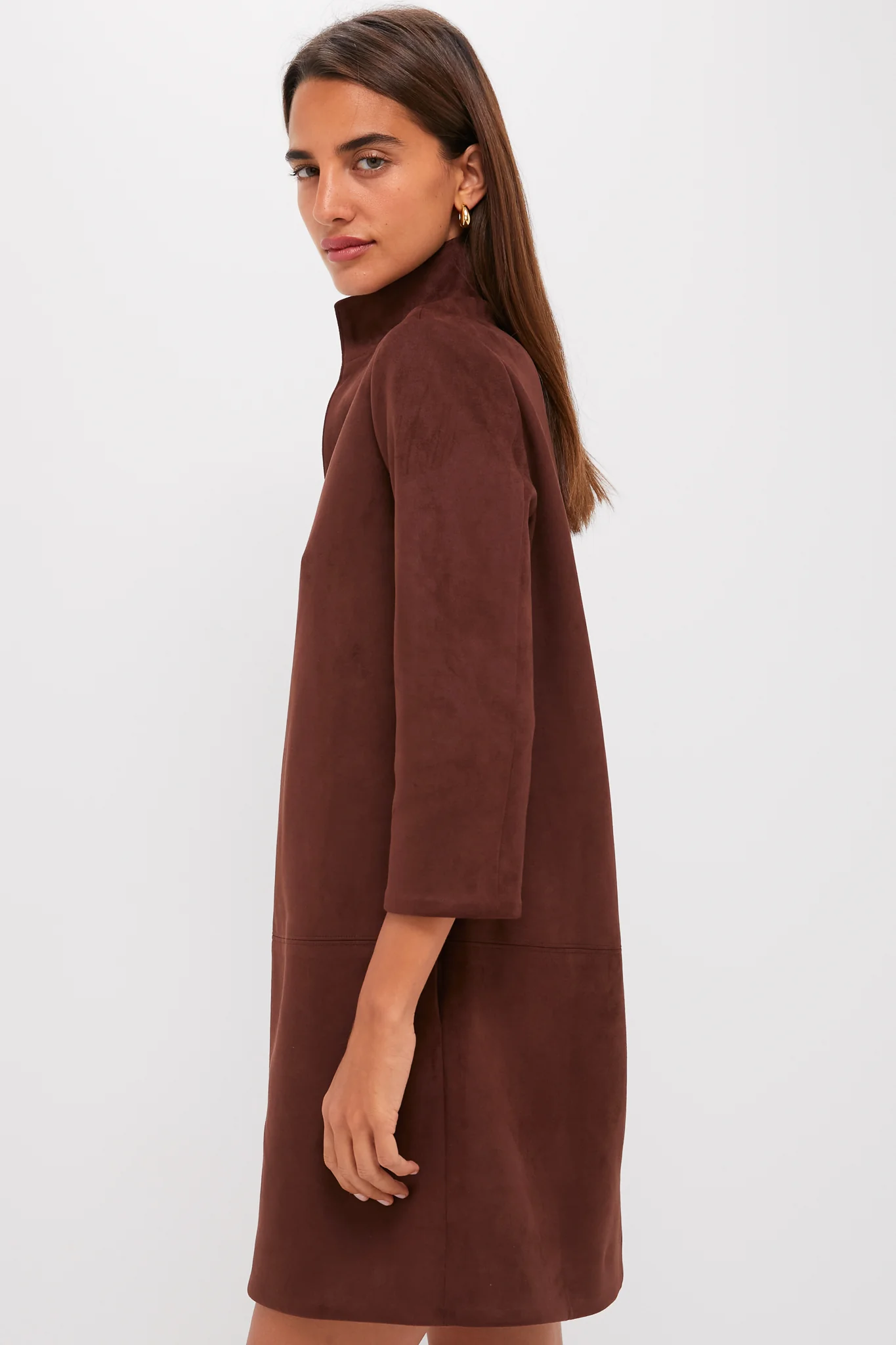 Ganache Vegan Suede Clifton Dress - Image 3