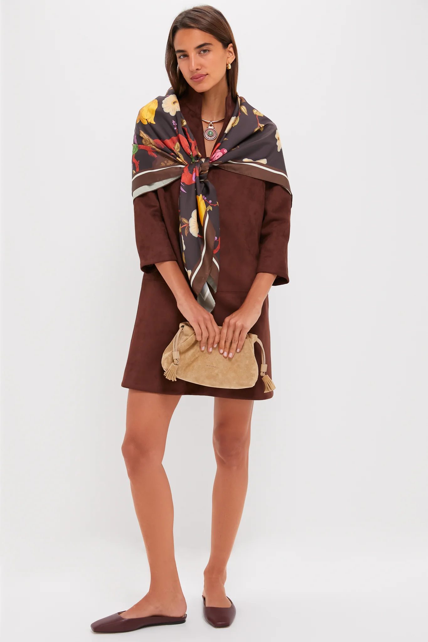 Ganache Vegan Suede Clifton Dress - Image 7