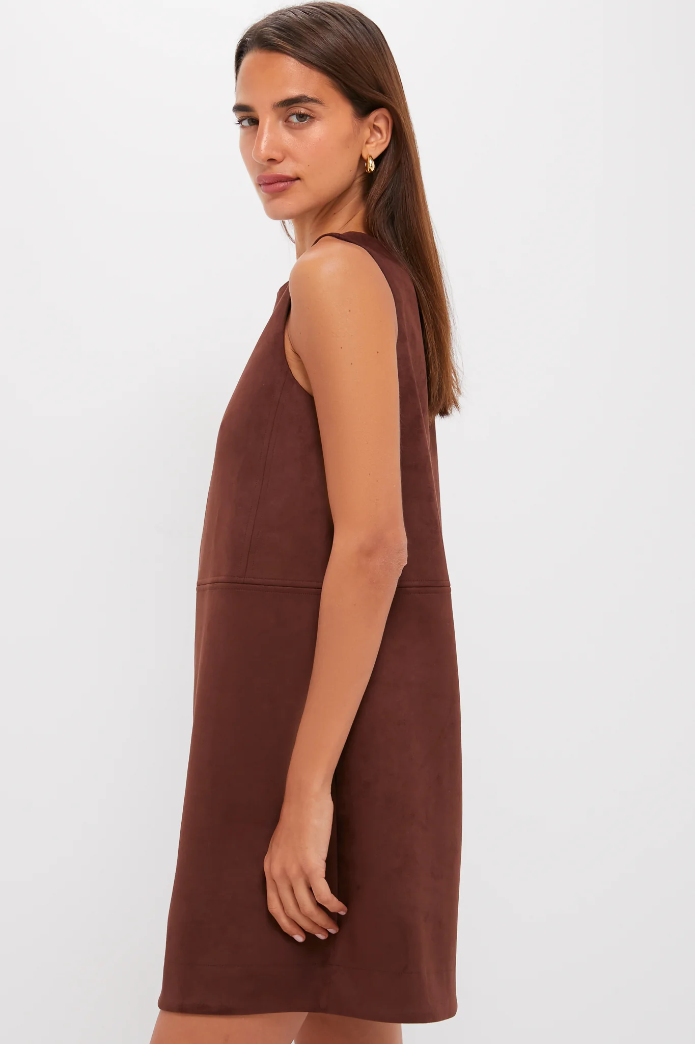 Ganache Vegan Suede Marlowe Dress - Image 2