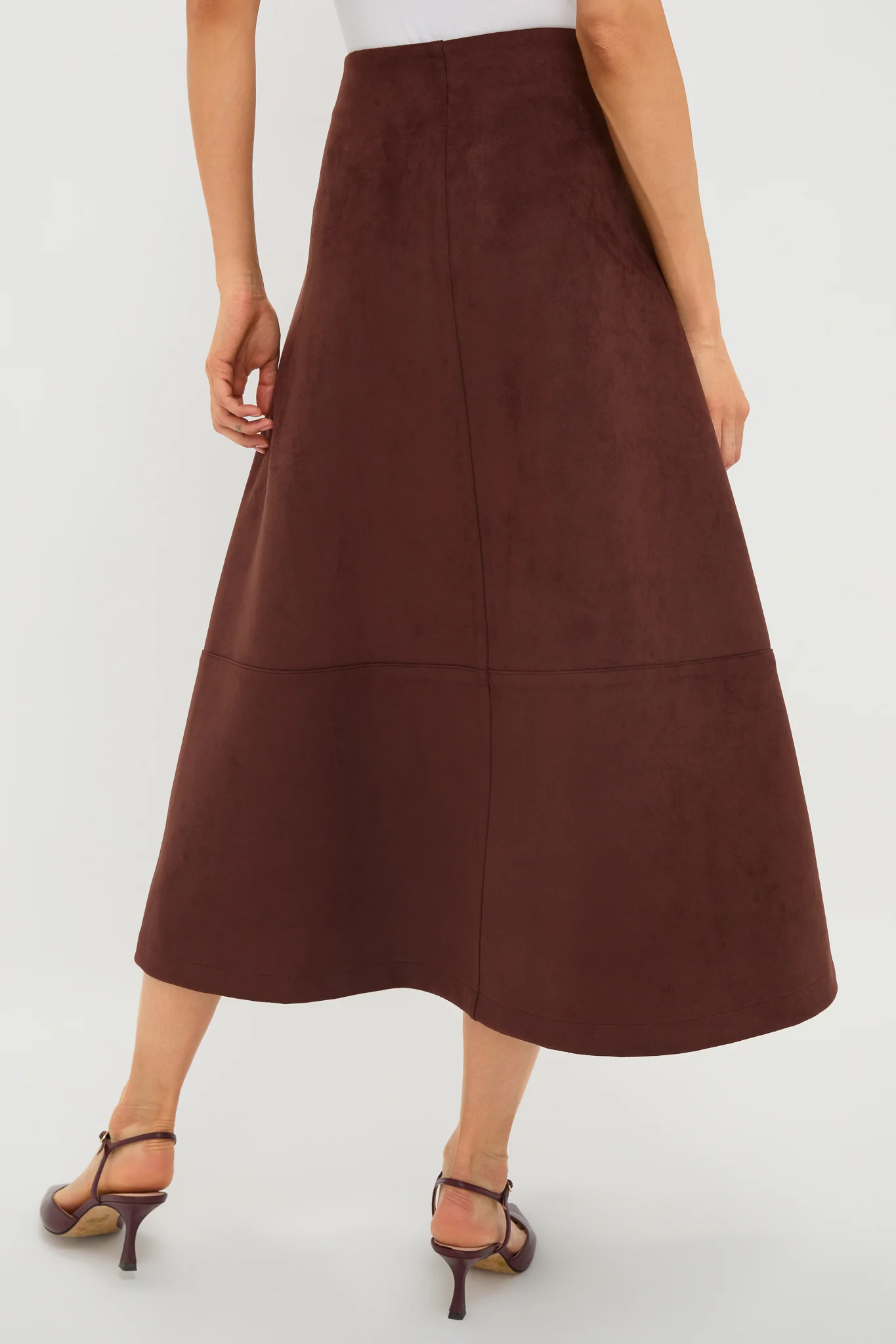 Ganache Vegan Suede Veronica Skirt - Image 4