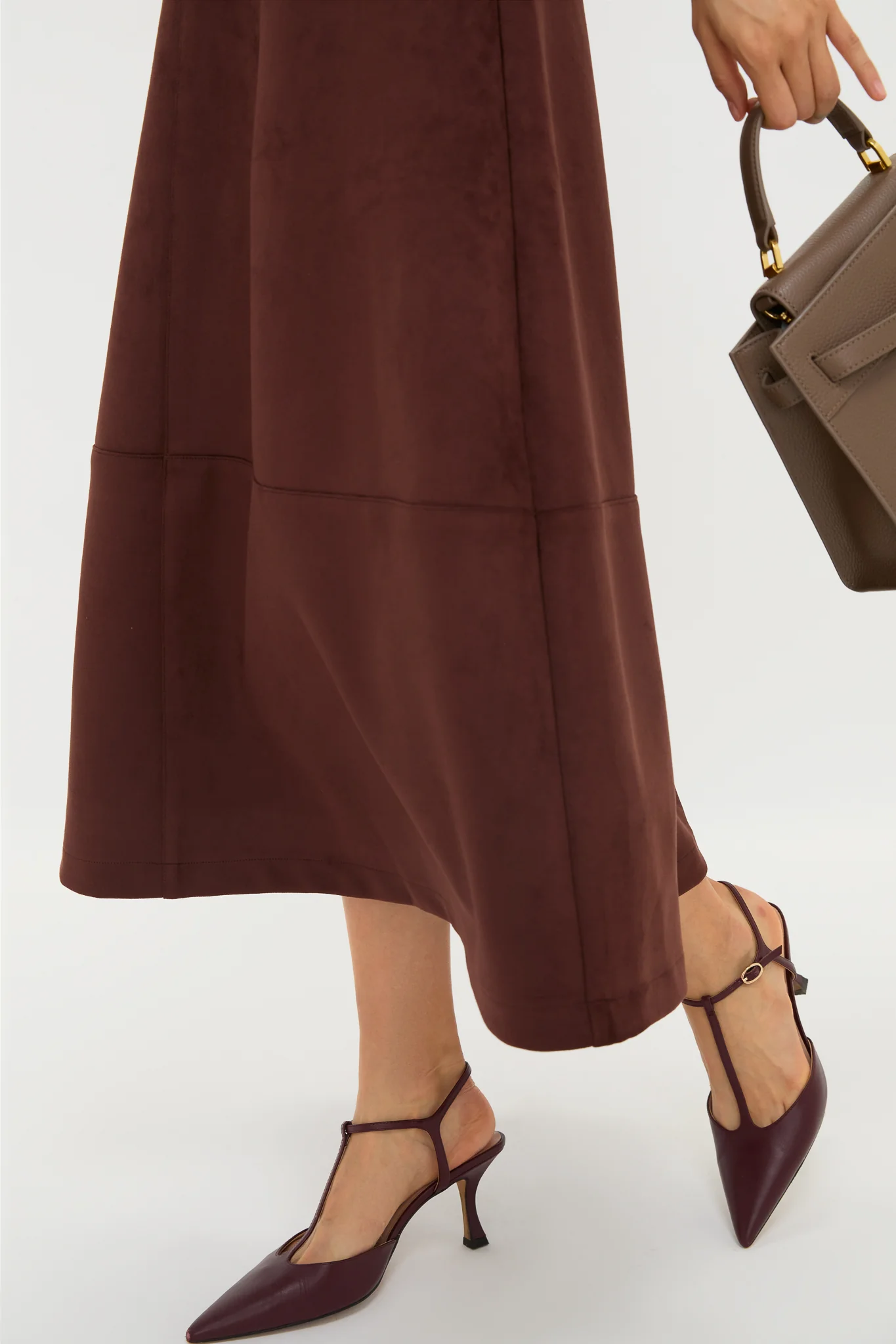 Ganache Vegan Suede Veronica Skirt - Image 5