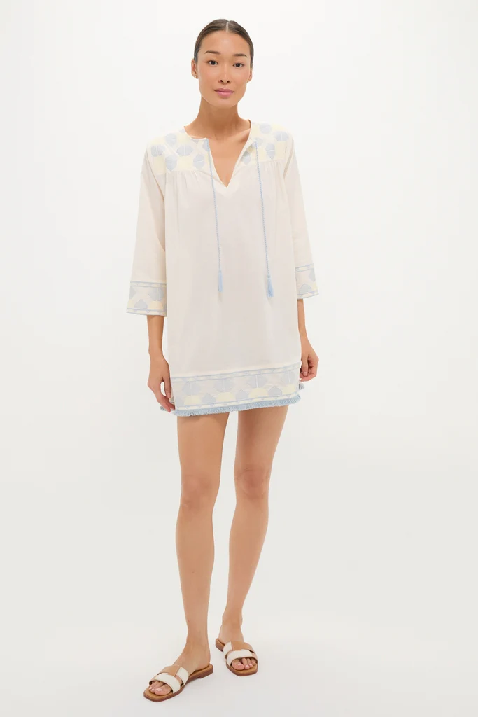 Neblina Geometric Embroidered Bondi Coverup - Image 6