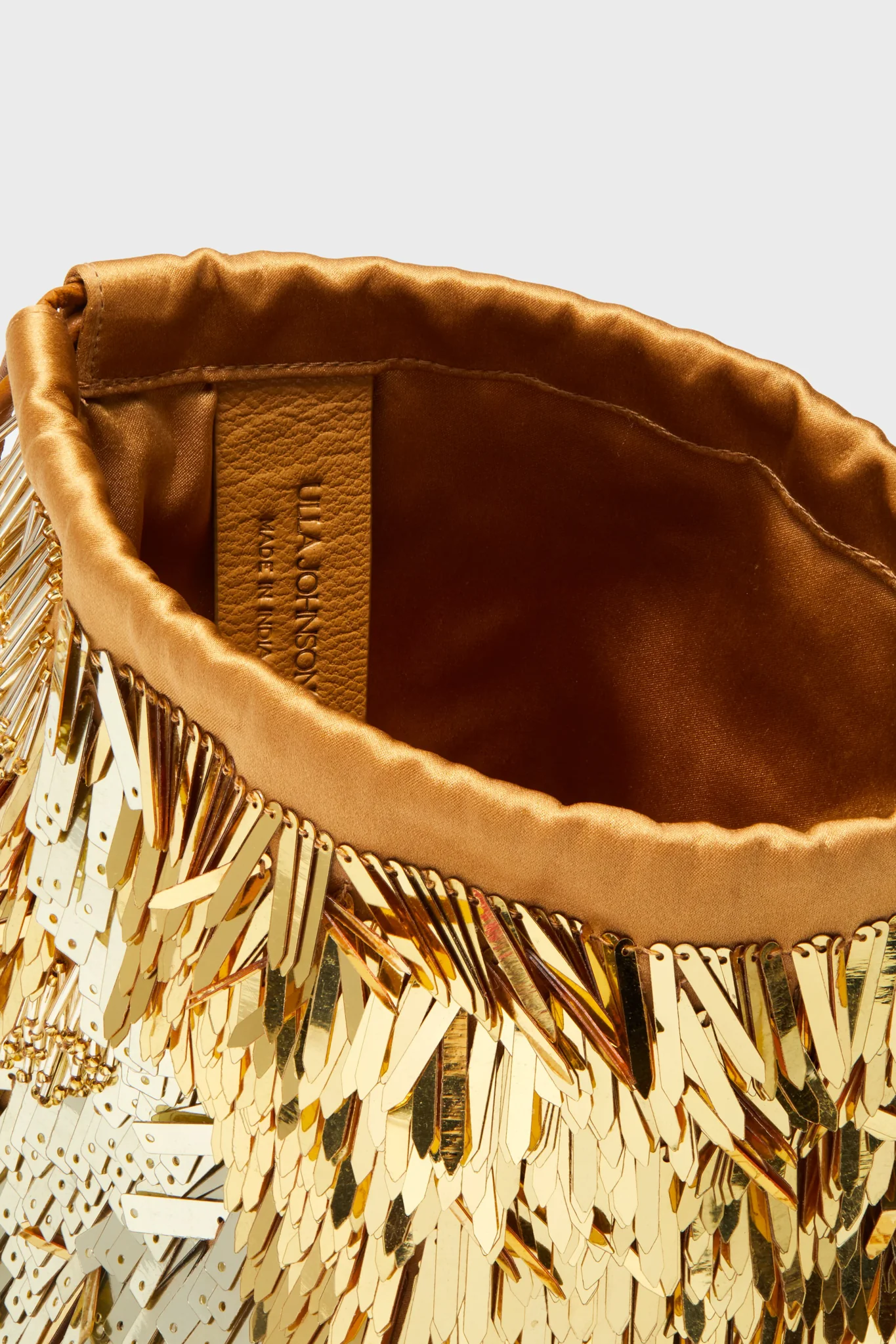Gilt Celeste Paillette Drawstring Bag - Image 5