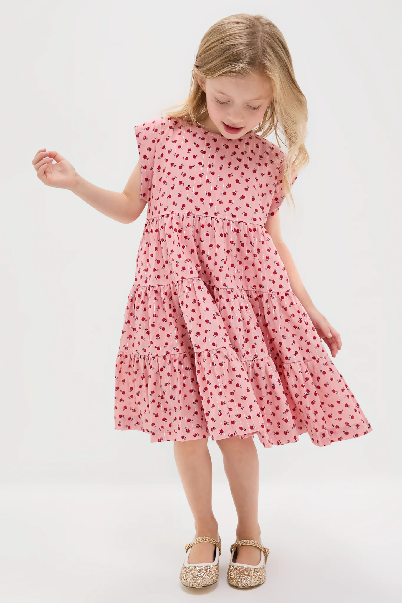 Tiny Roses Peachy Dress - Image 2