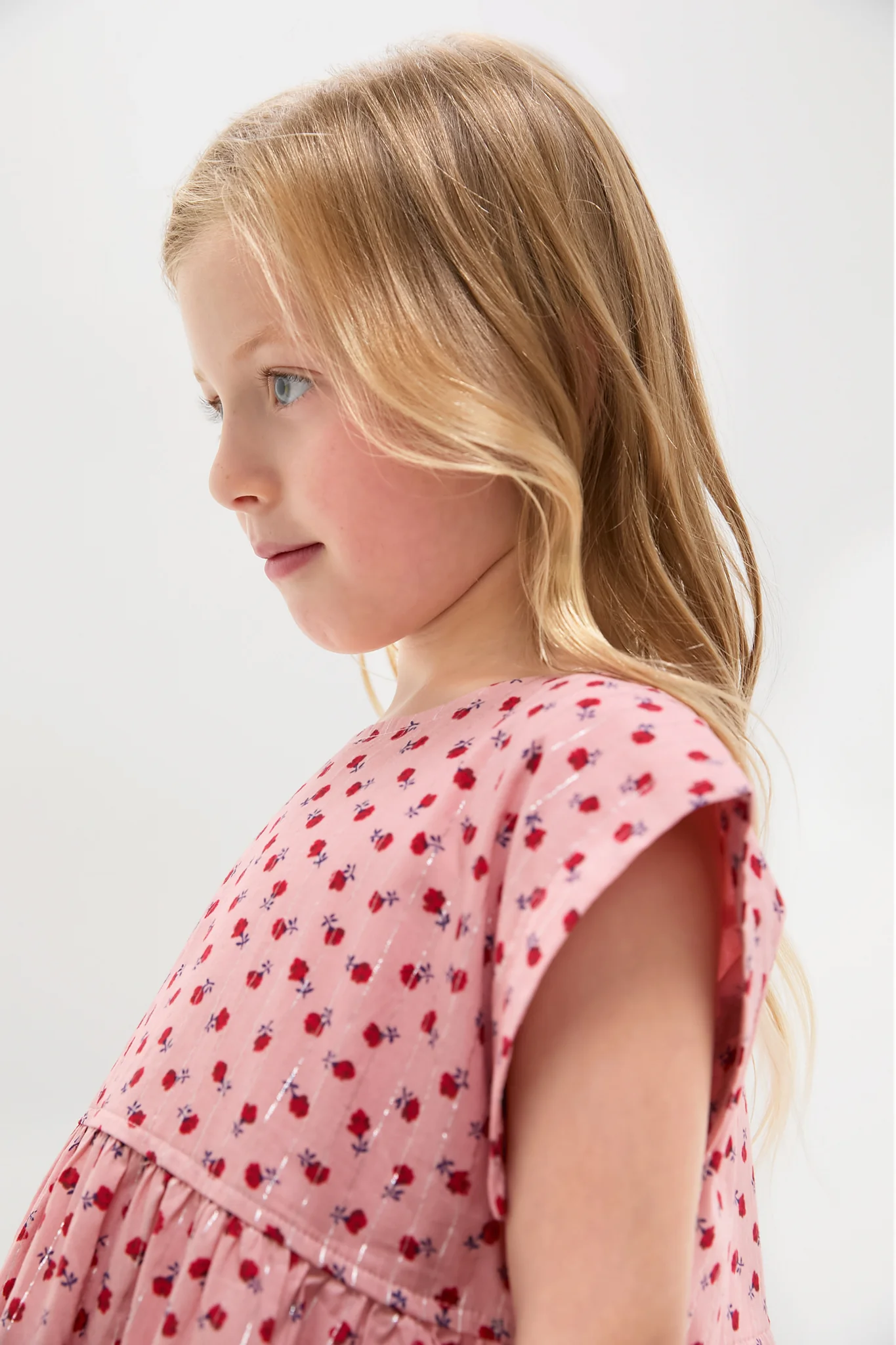 Tiny Roses Peachy Dress - Image 4