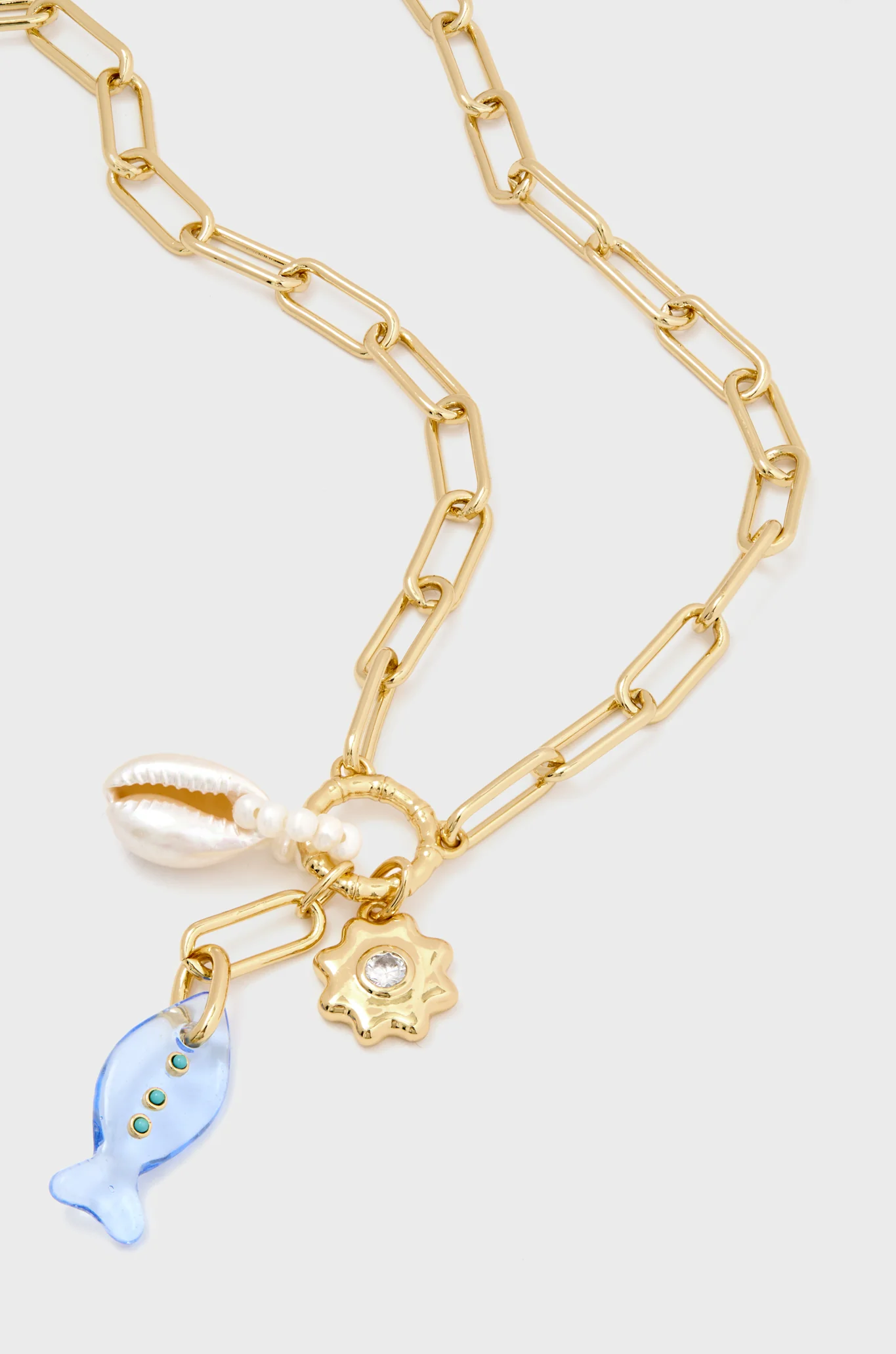 Gold Alexi Charm Necklace - Image 4