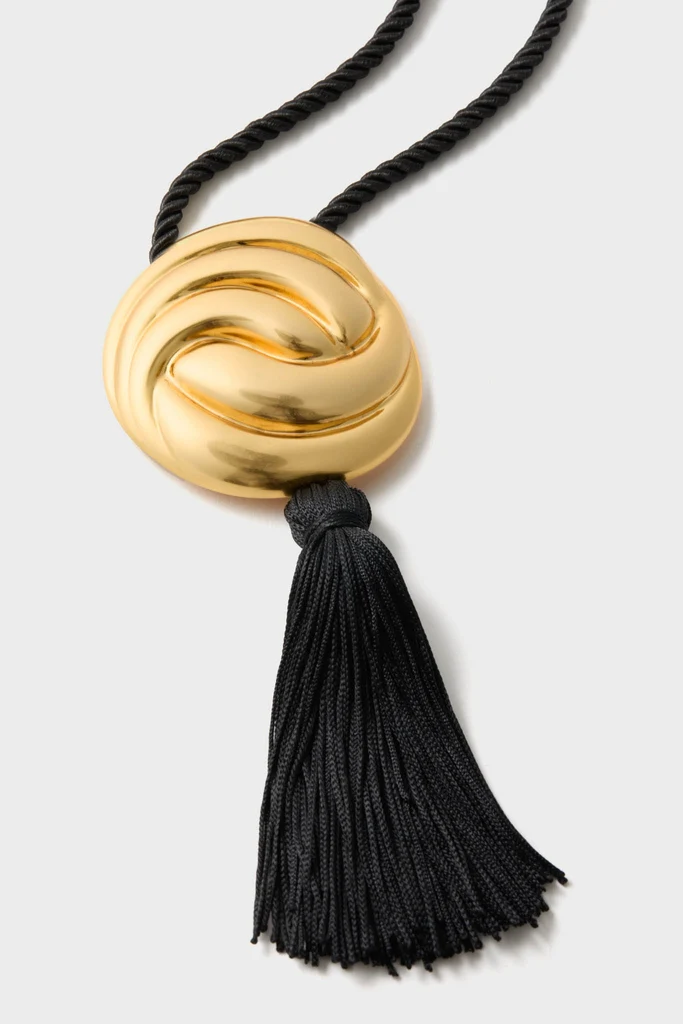 Gold and Black Hebe Necklace - Image 4