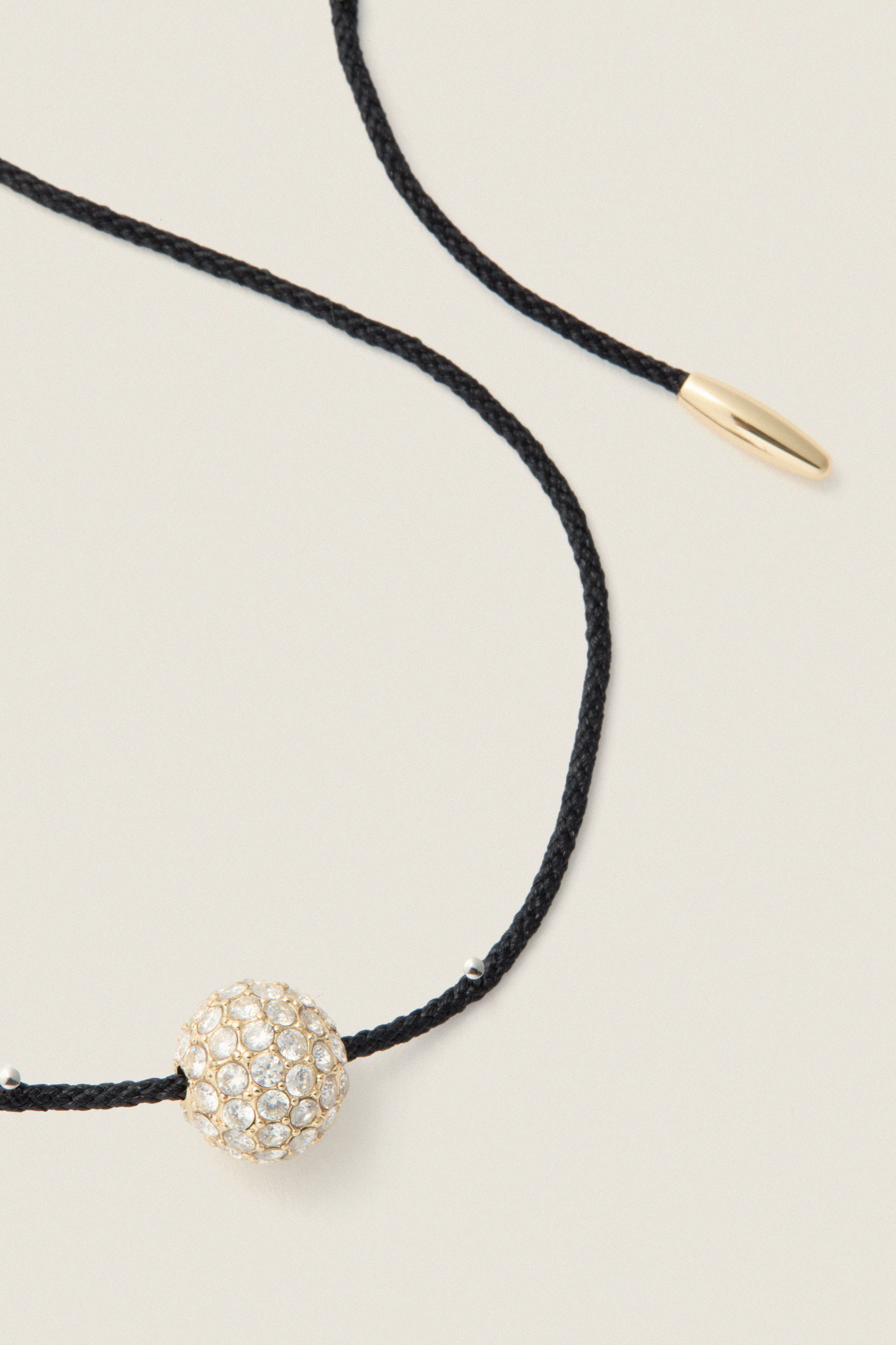Gold and Black Spark Necklace - Image 3