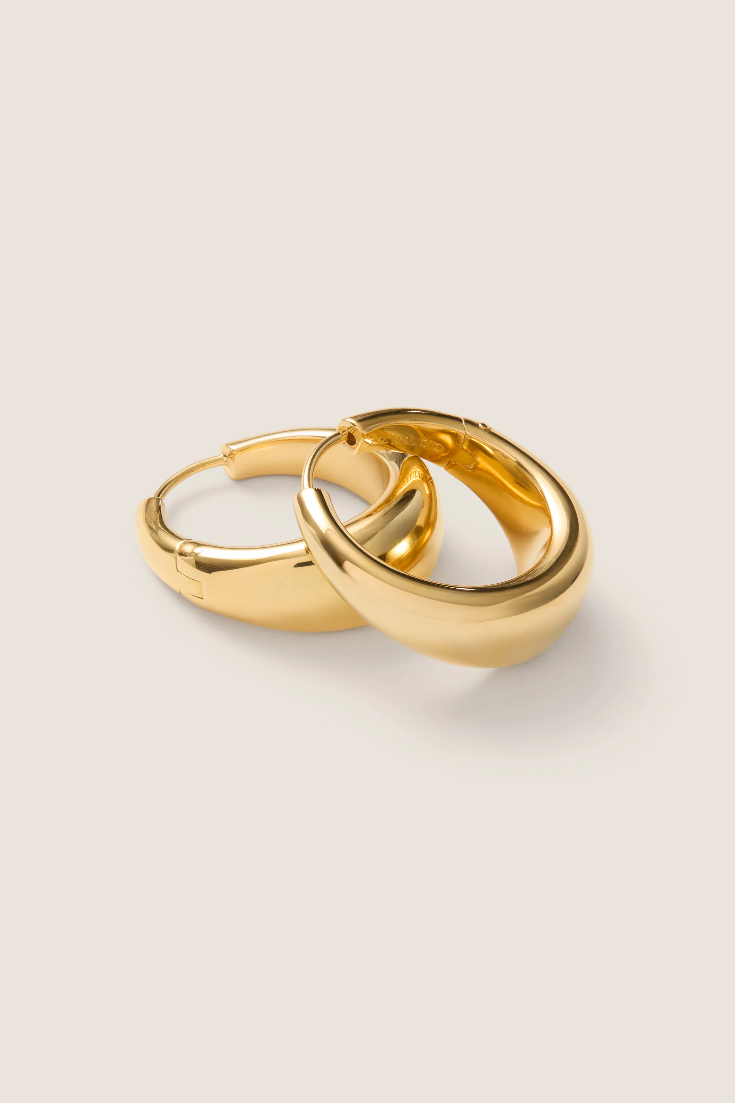 Gold Andrea Earrings - Image 2