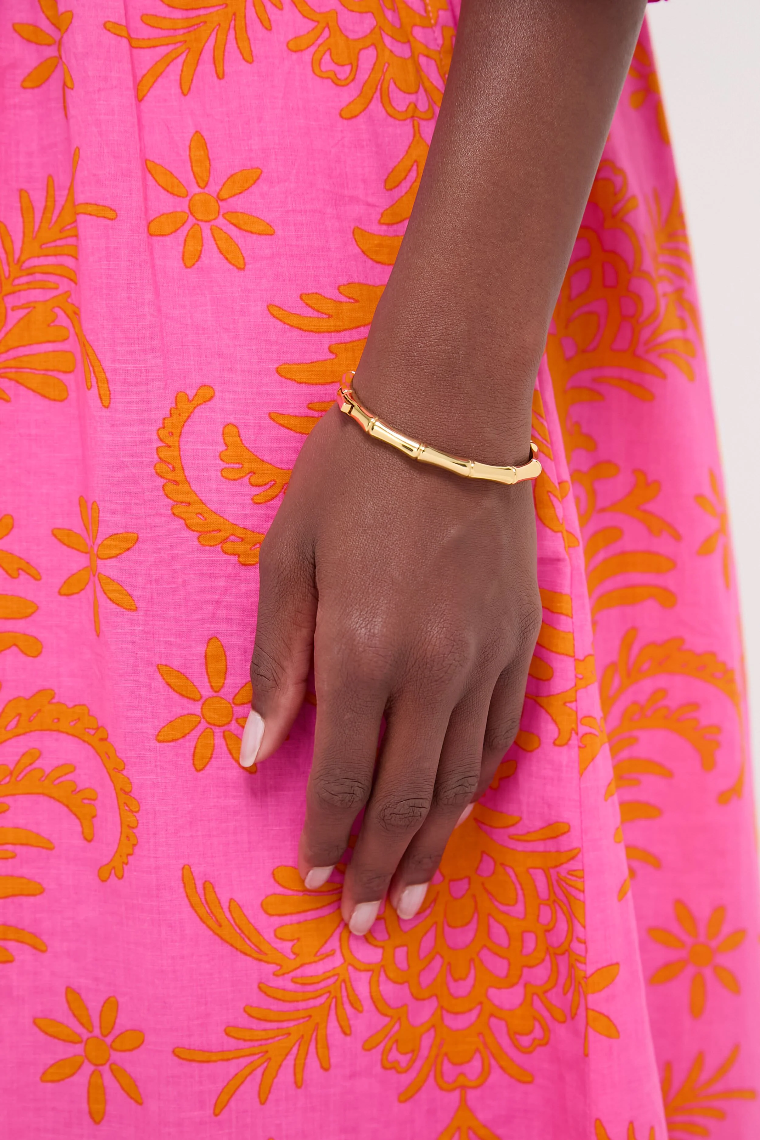 Gold Bamboo Nellie Bracelet - Image 2