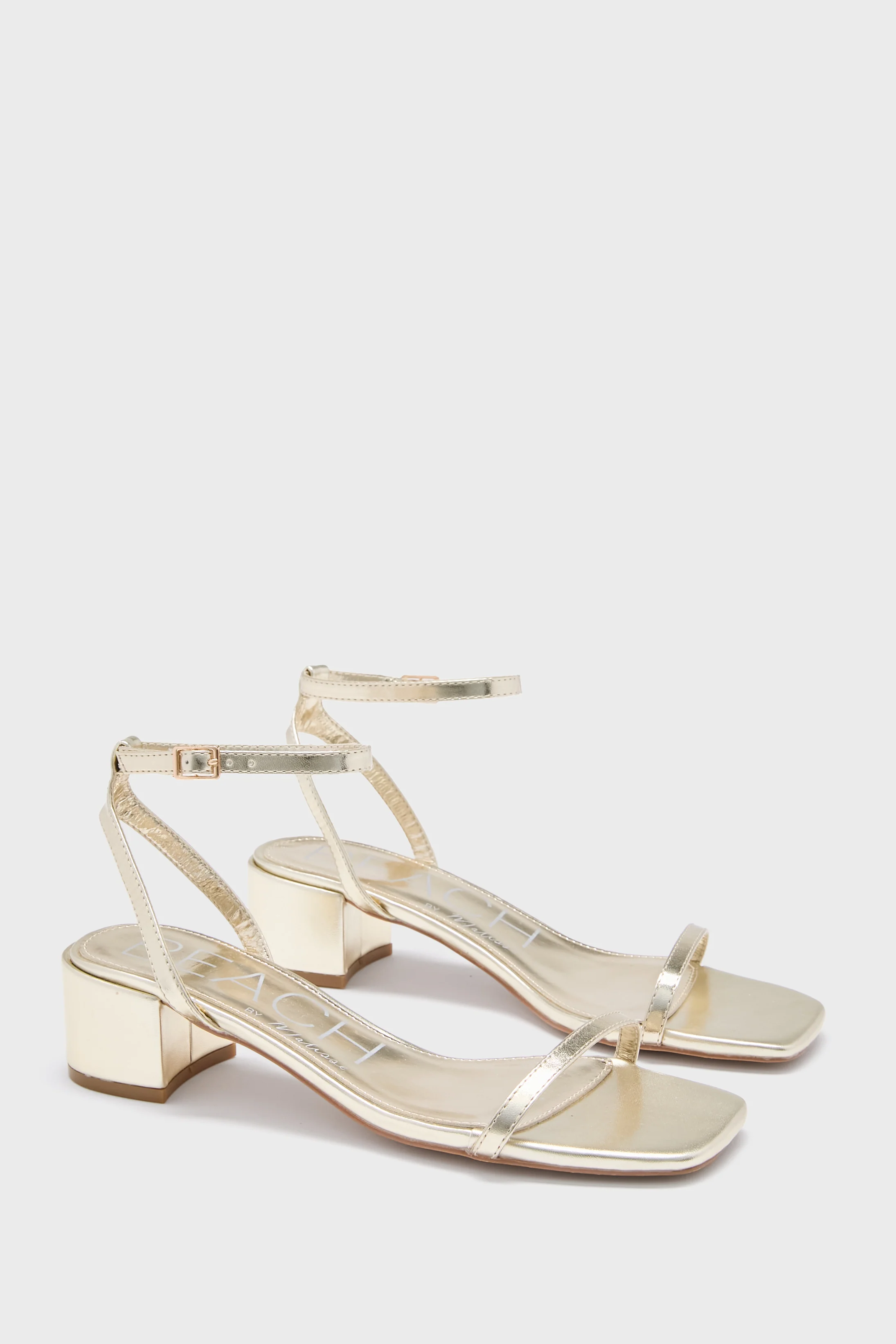 Gold Bella Heels - Image 4